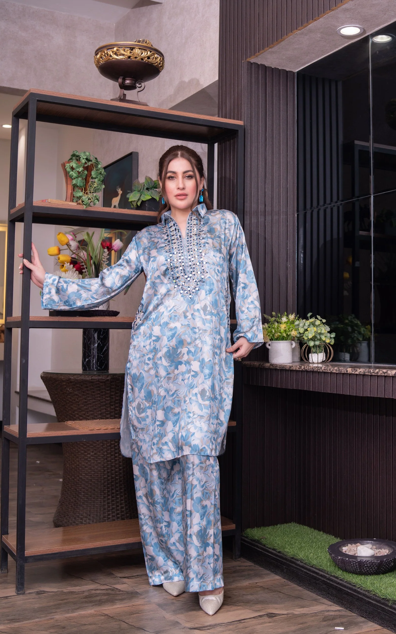 SMR3104- Readymade Silk 2 Piece Suit - Image 15