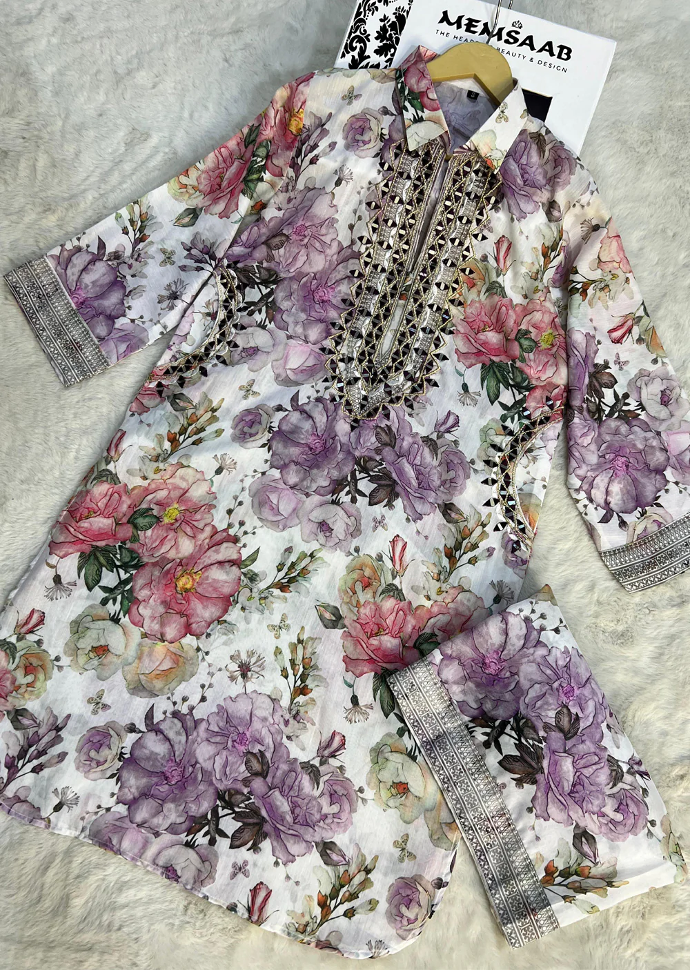 SMR3104- Readymade Silk 2 Piece Suit - Image 28