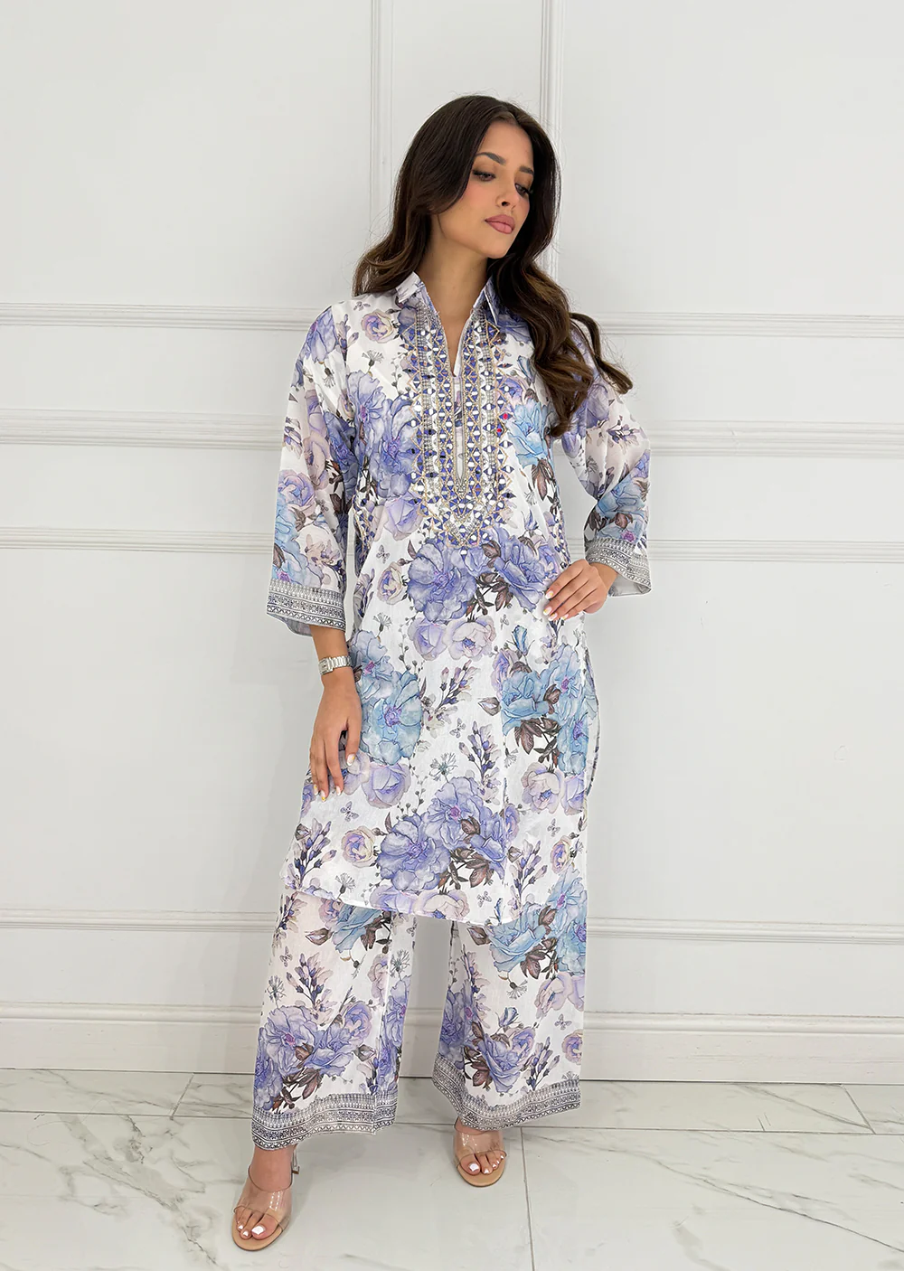 SMR3104- Readymade Silk 2 Piece Suit - Image 39