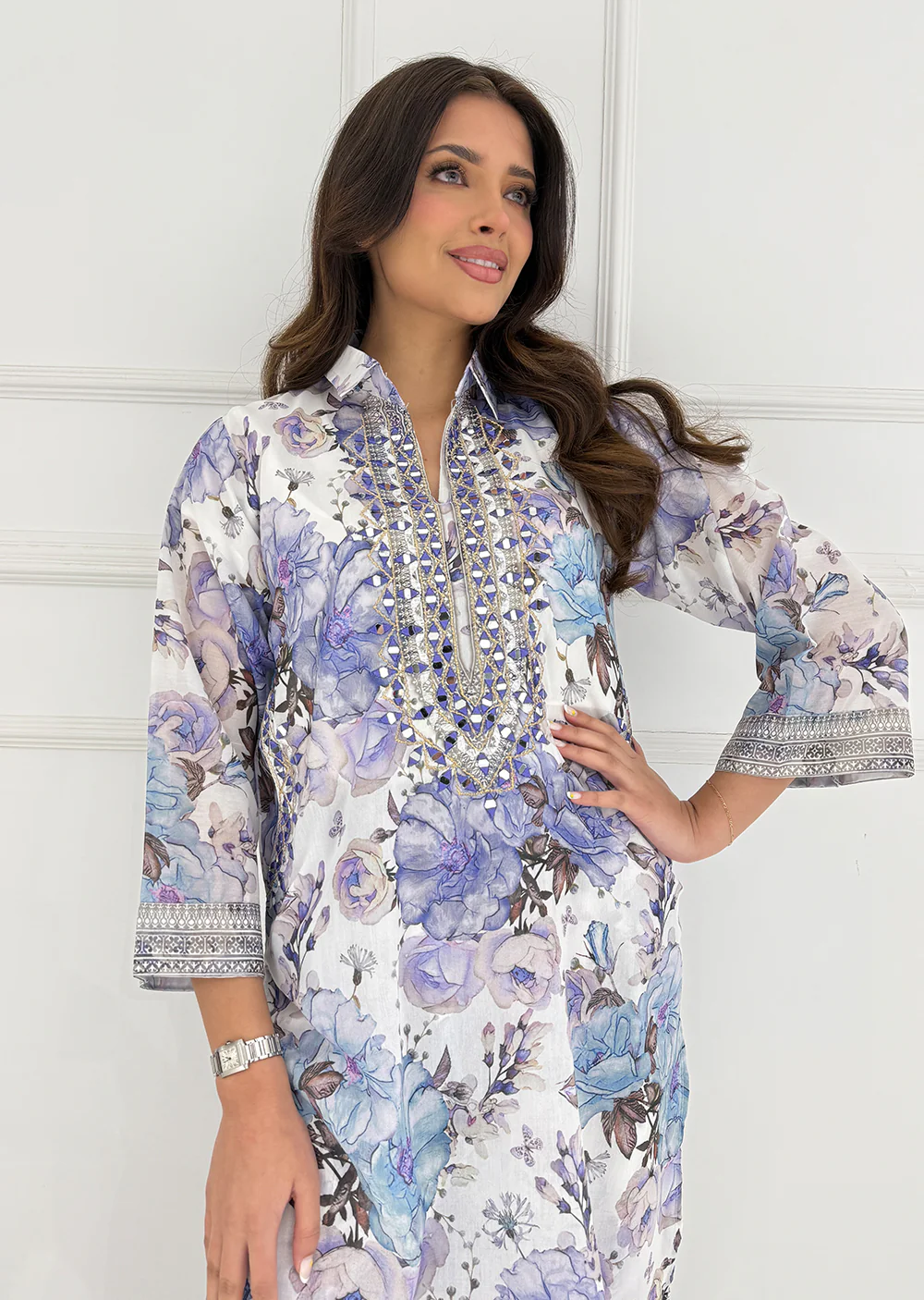 SMR3104- Readymade Silk 2 Piece Suit - Image 43