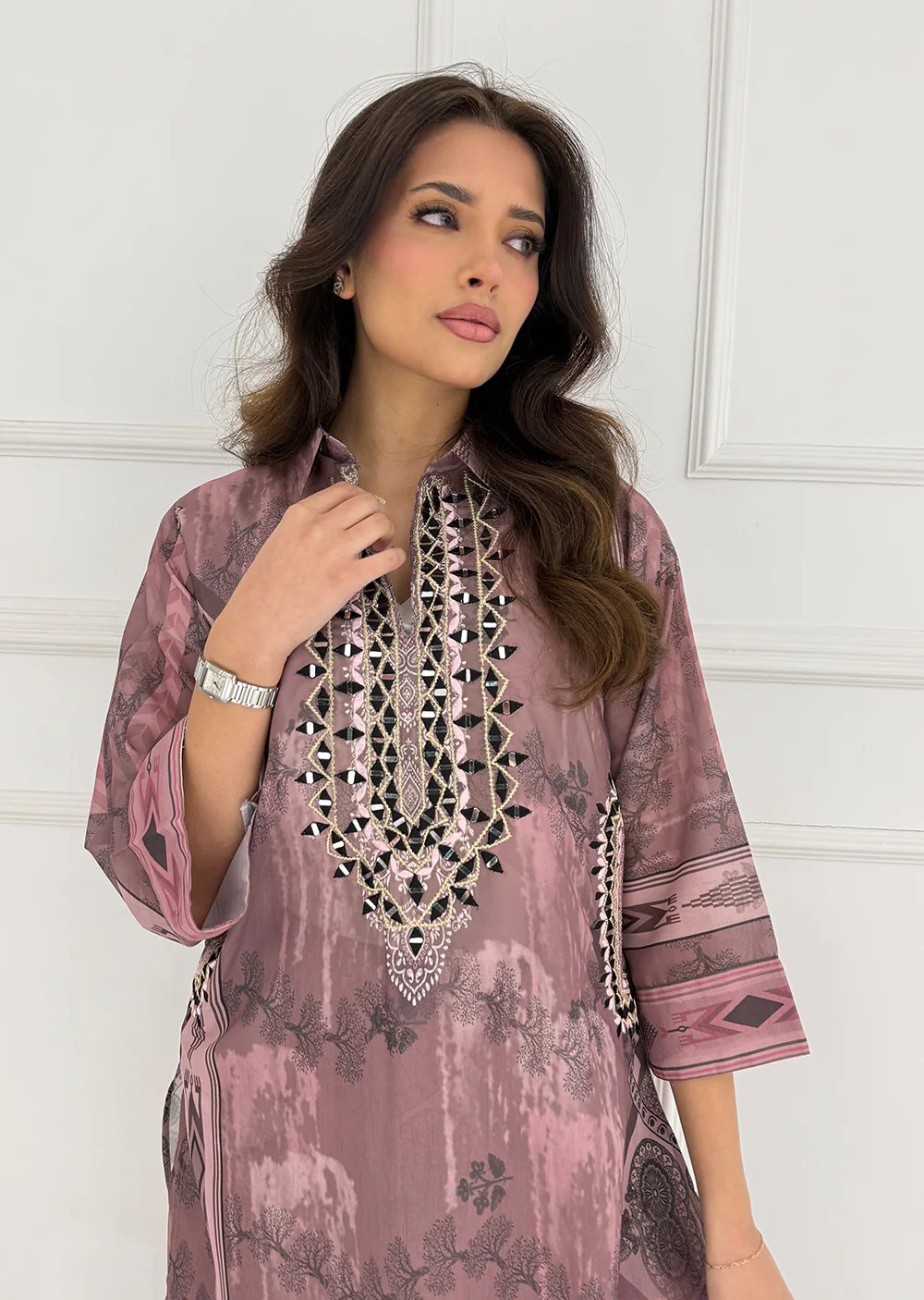 SMR3104- Readymade Silk 2 Piece Suit - Image 46