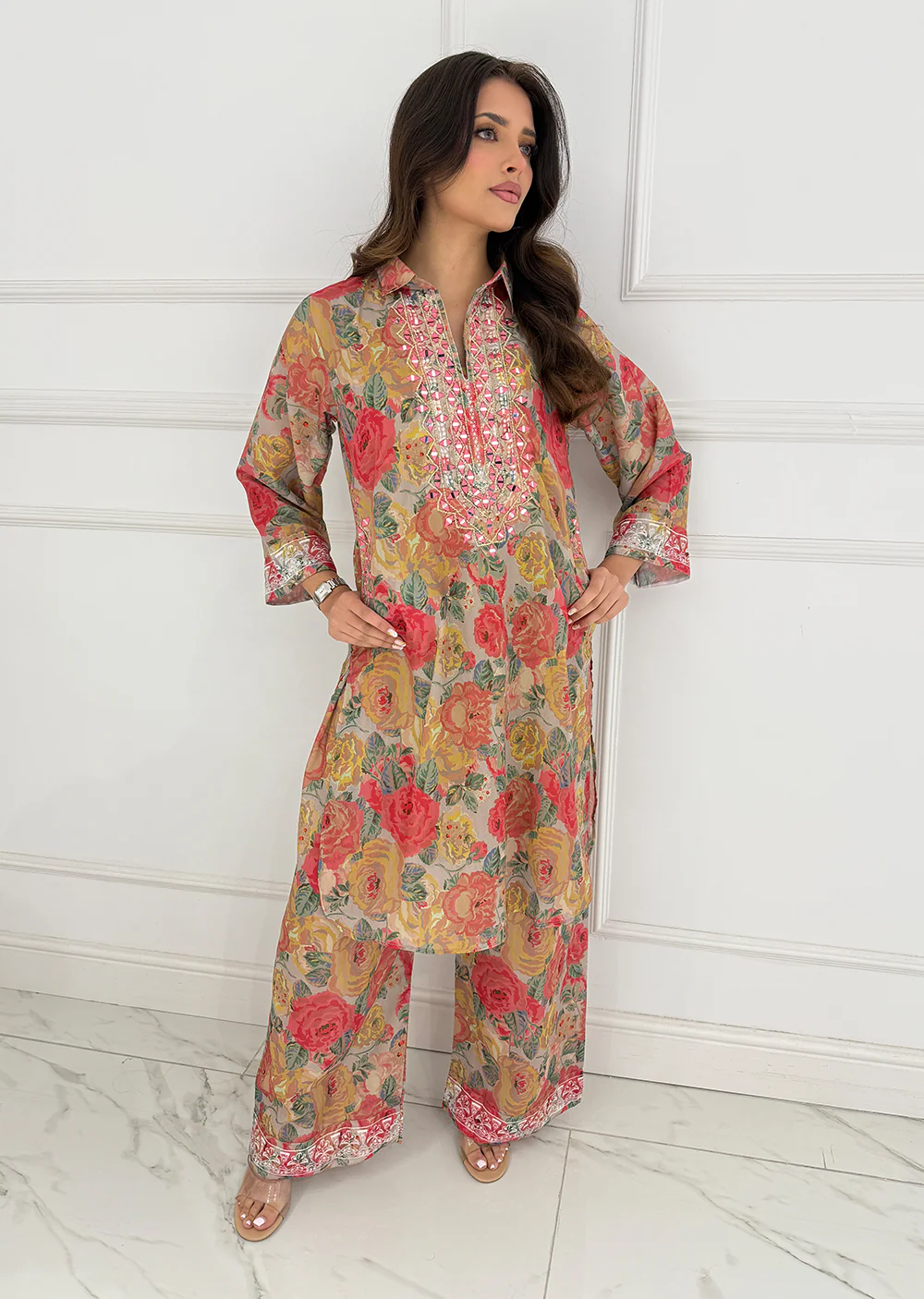 SMR3104- Readymade Silk 2 Piece Suit - Image 51