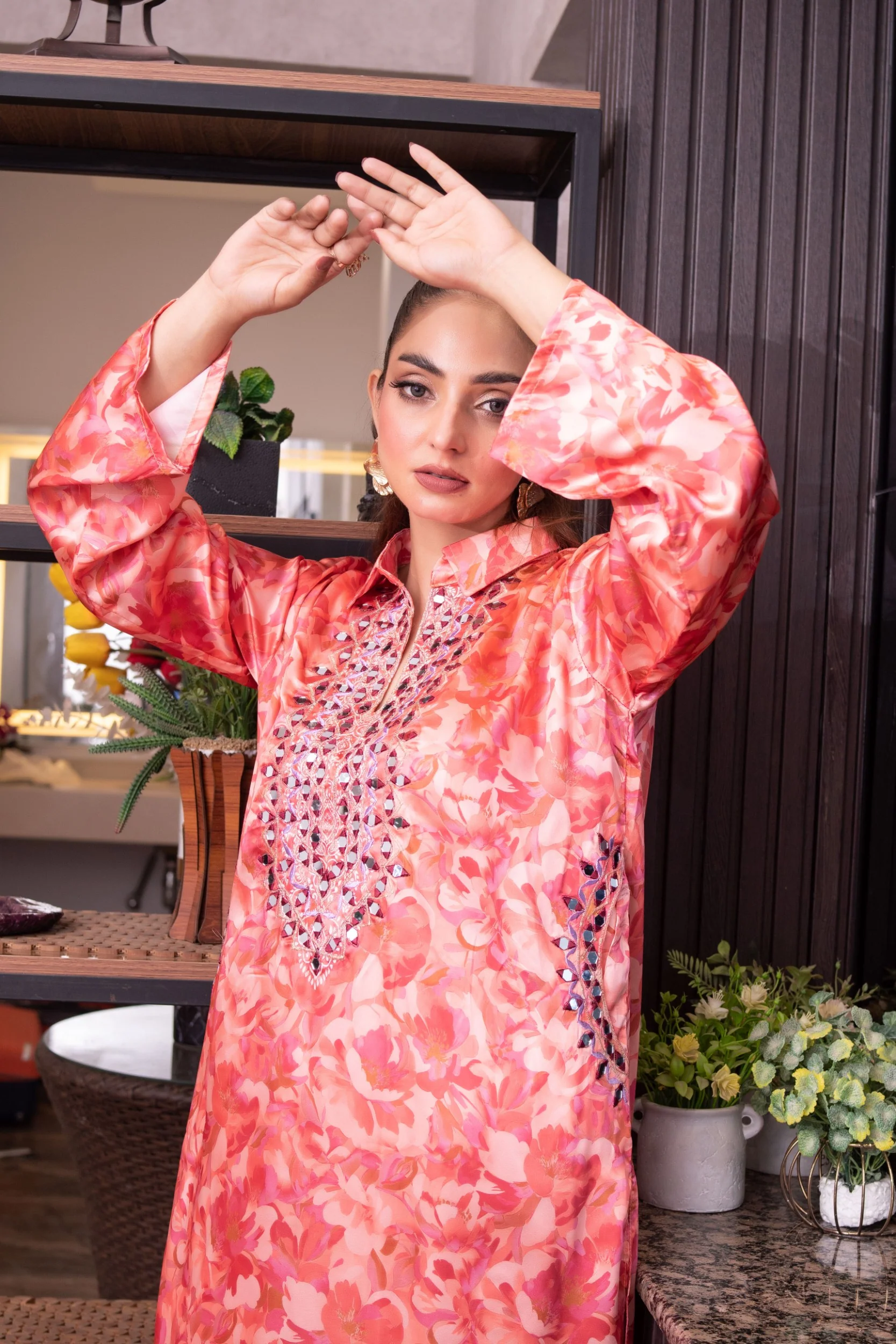 SMR3104- Readymade Silk 2 Piece Suit - Image 62
