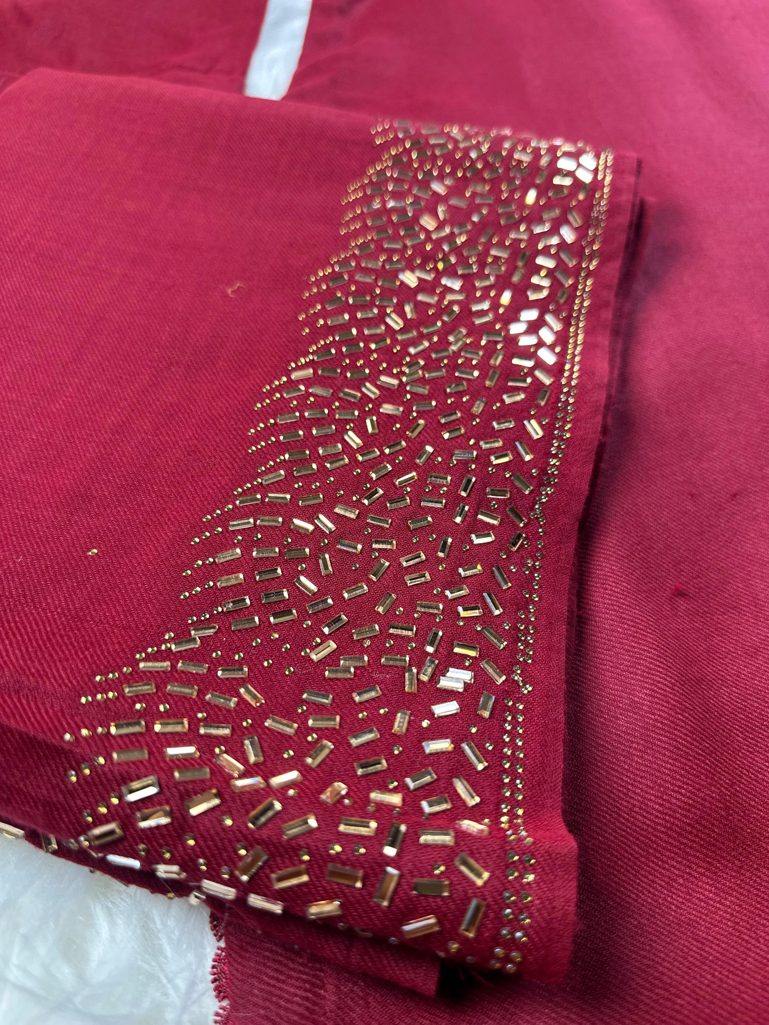 SMR3118- Maroon - Wool winter suit Suit 2024 - Image 3