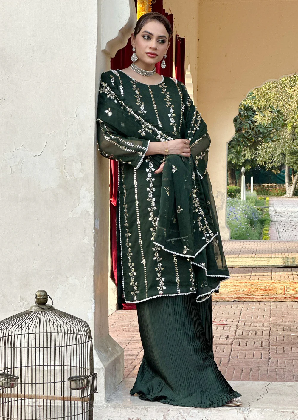 SMR3140 - Readymade - Laraib Chiffon Suit 2025 - Image 15