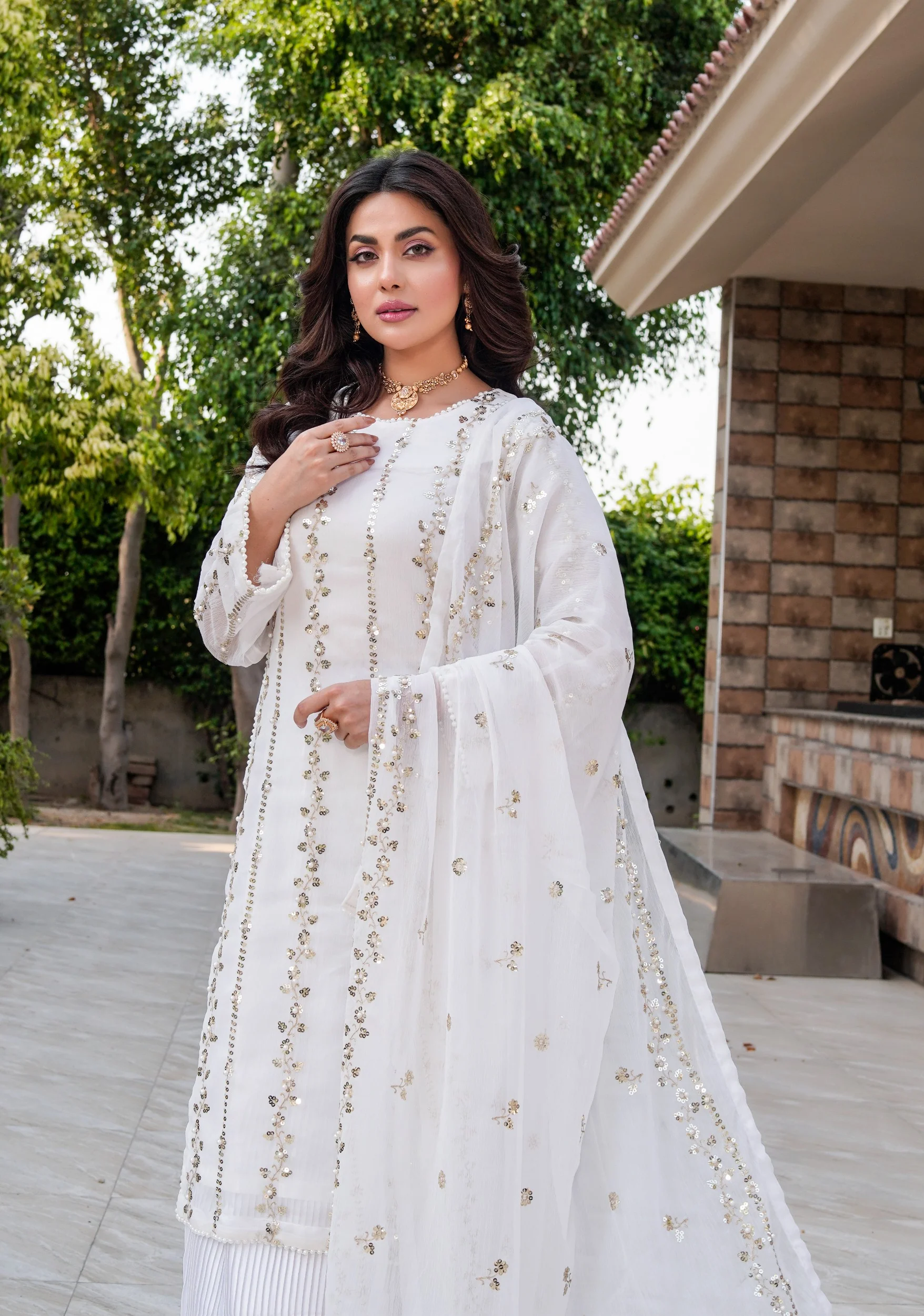 SMR3140 - Readymade - Laraib Chiffon Suit 2025 - Image 28
