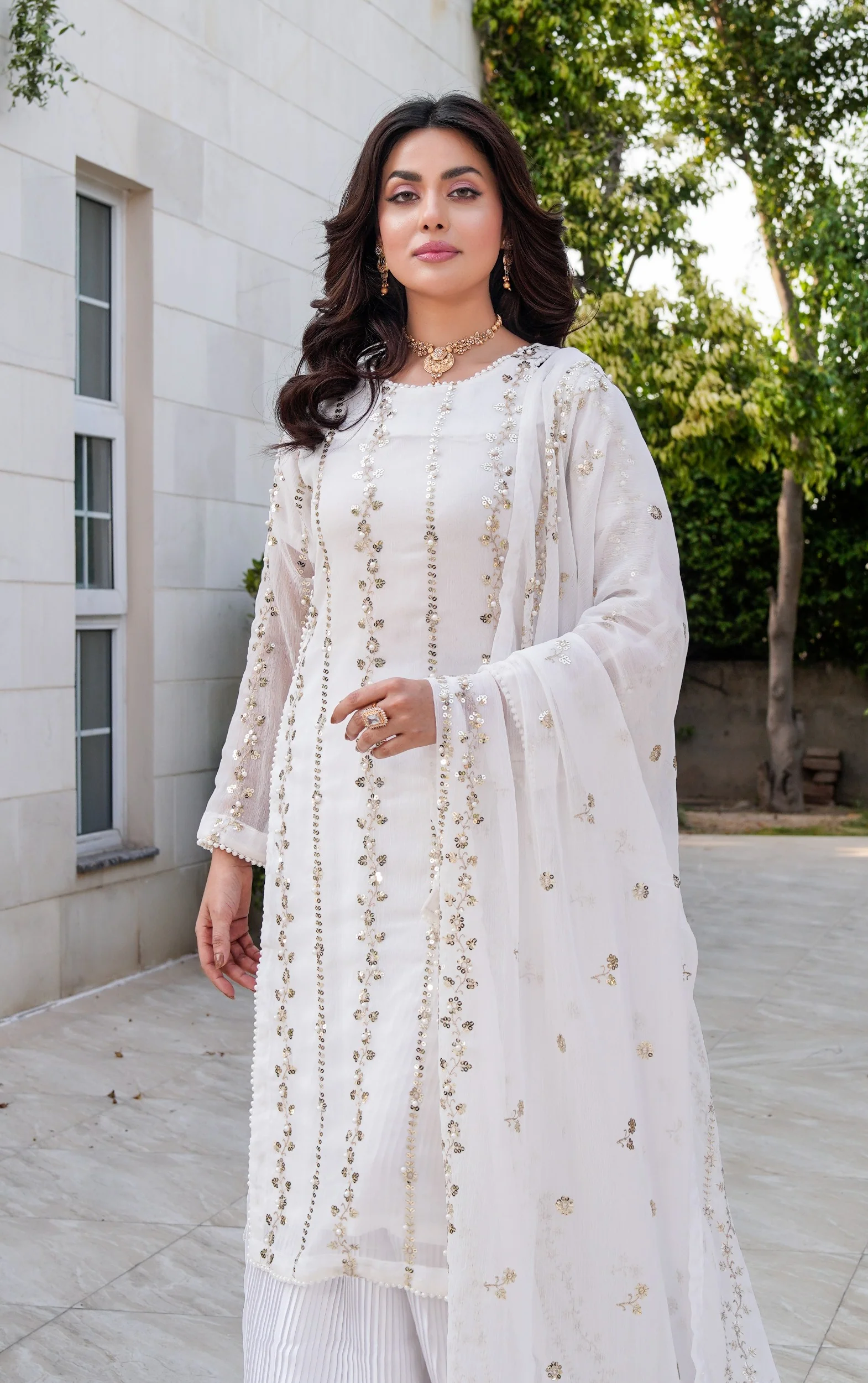 SMR3140 - Readymade - Laraib Chiffon Suit 2025 - Image 29