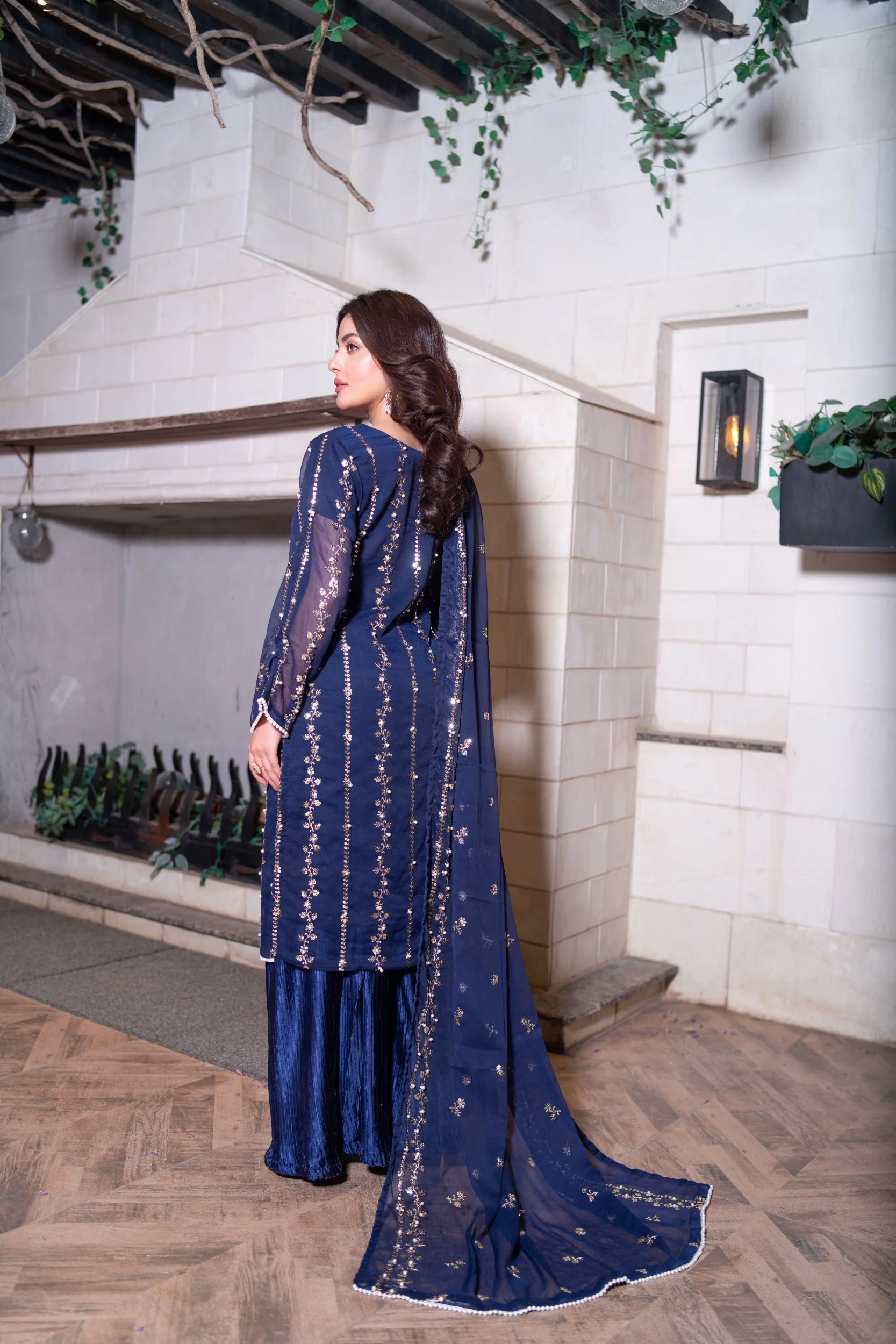 SMR3140 - Readymade - Laraib Chiffon Suit 2025 - Image 34