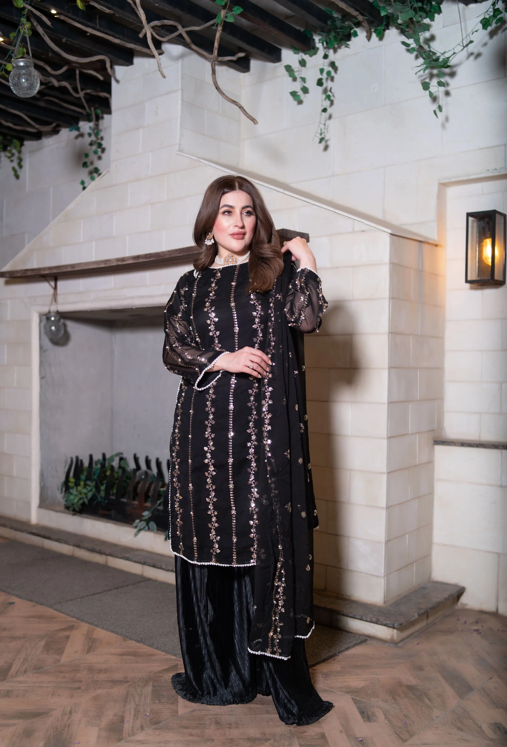 SMR3140 - Readymade - Laraib Chiffon Suit 2025 - Image 35