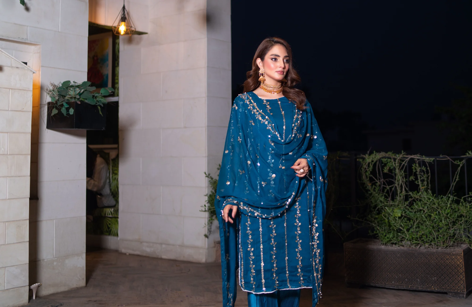 SMR3140 - Readymade - Laraib Chiffon Suit 2025 - Image 40