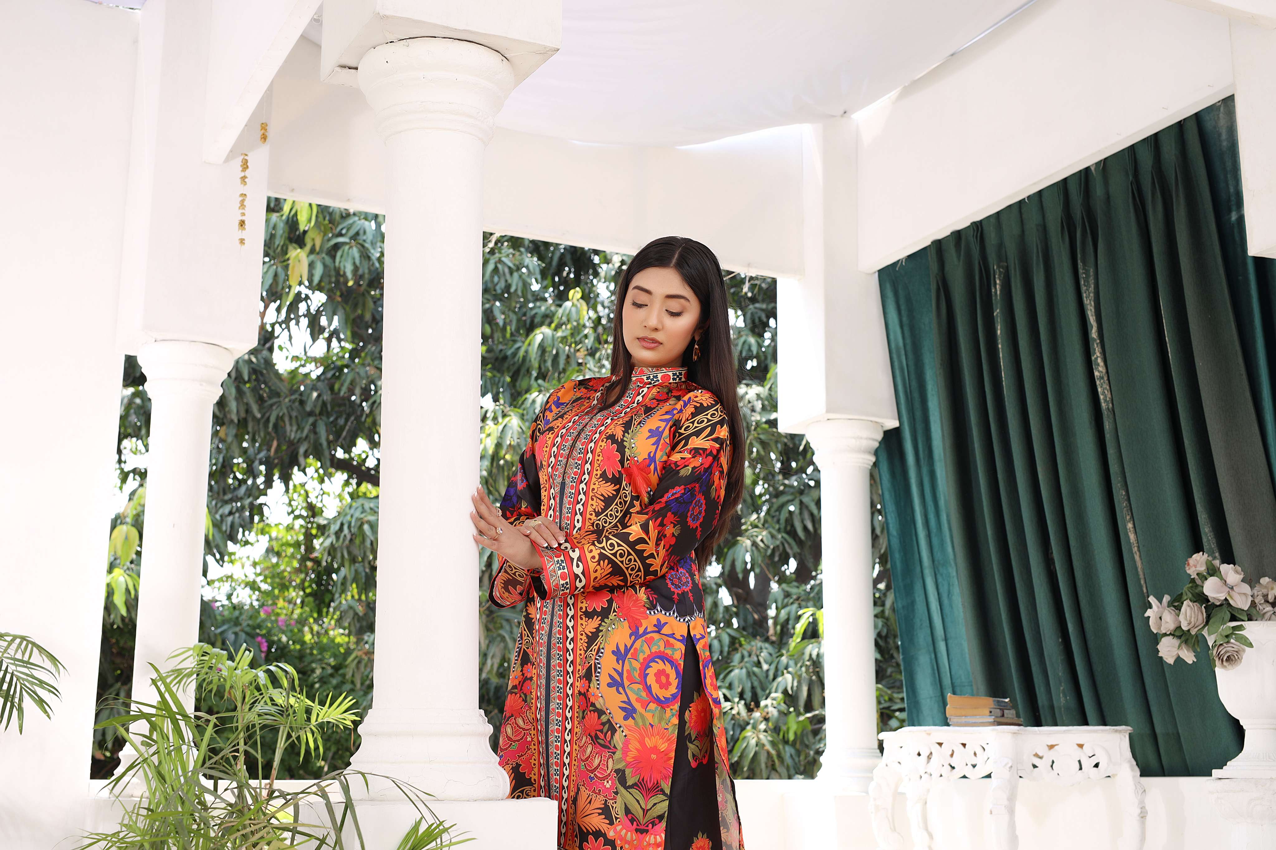 SMRF-05 - Orange - Readymade - Silk Suit 2025 - Image 4