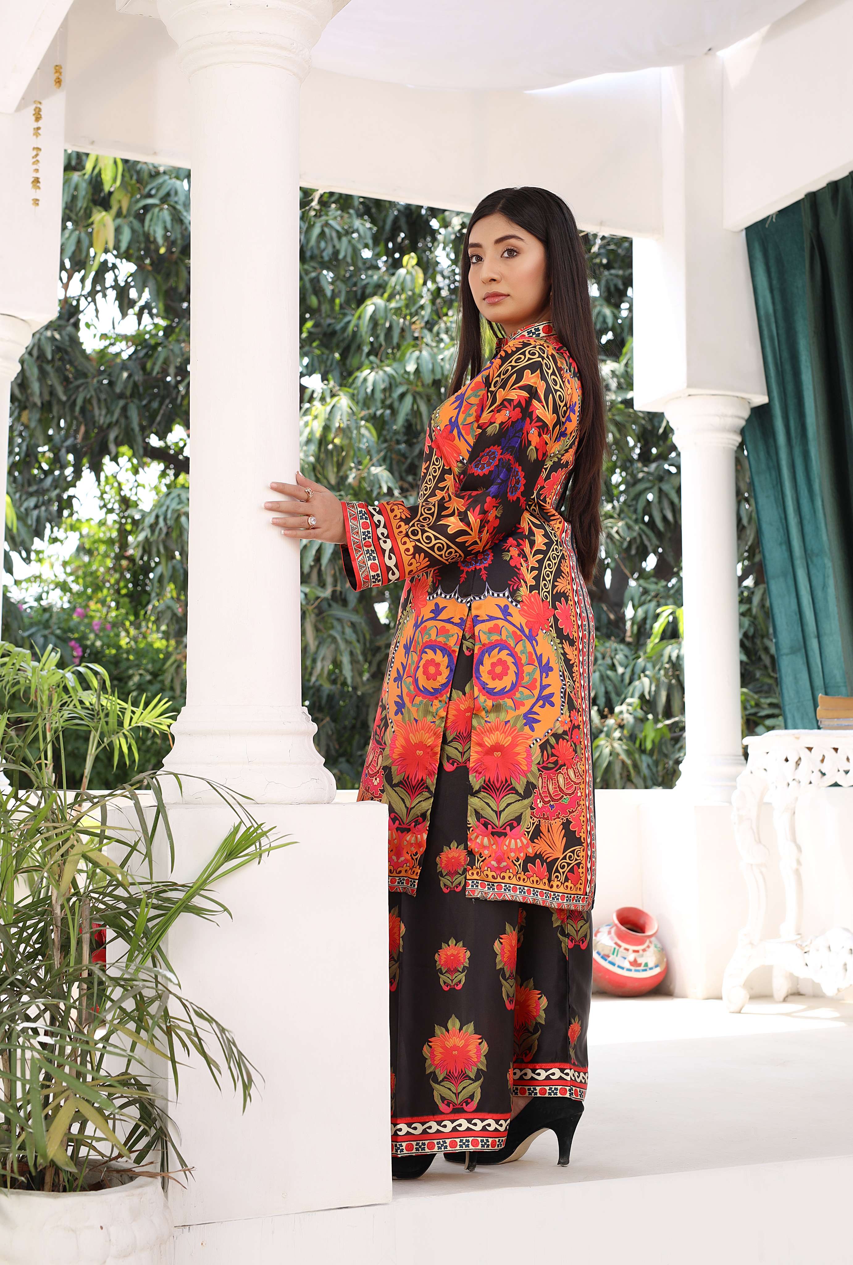 SMRF-05 - Orange - Readymade - Silk Suit 2025 - Image 5