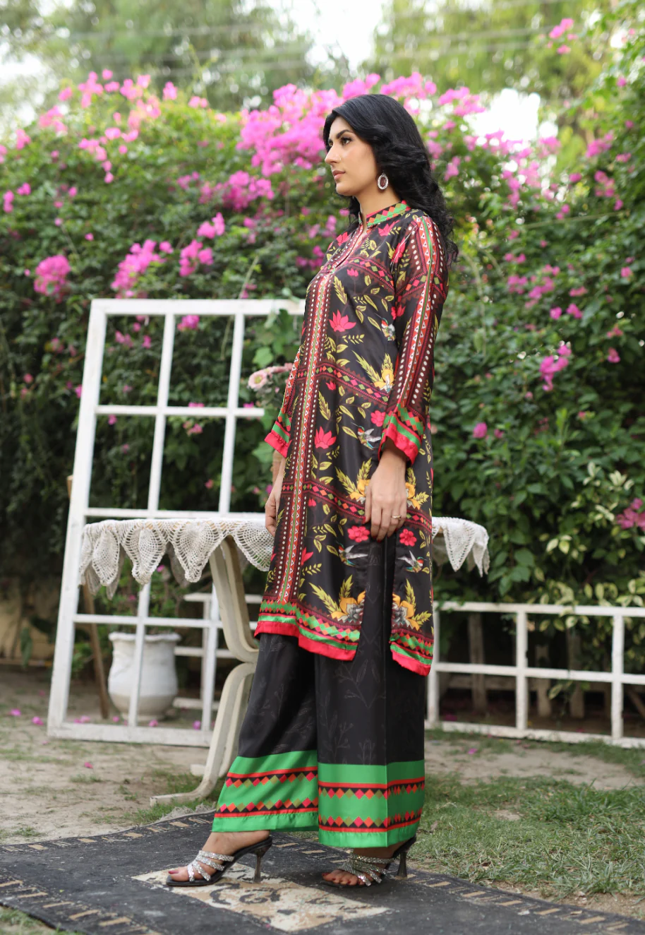 SMRF-06 - Black - Readymade - Silk Suit 2025 - Image 3