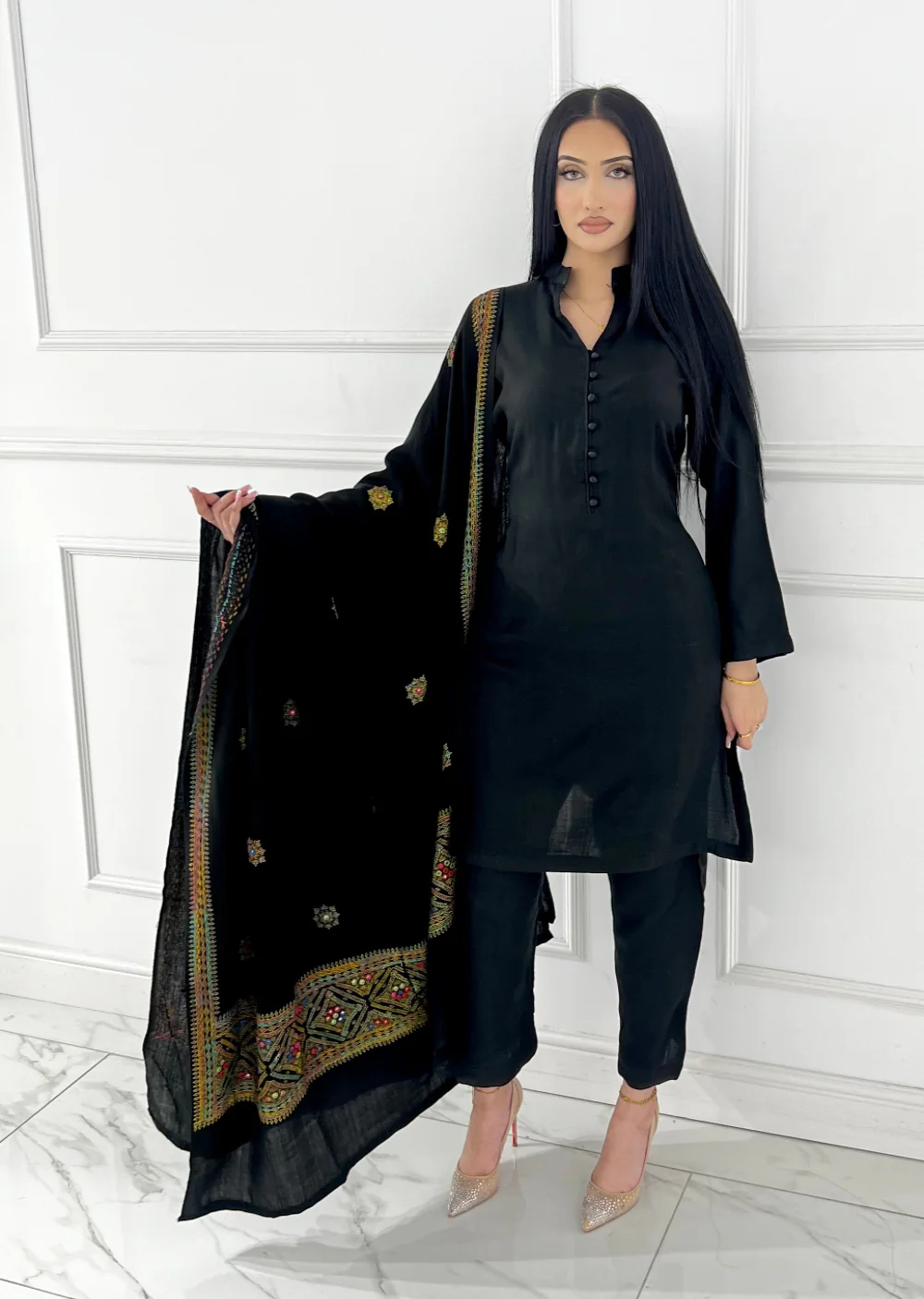SMRF-19 -Readymade luxury wool Suit 2025 - Image 2