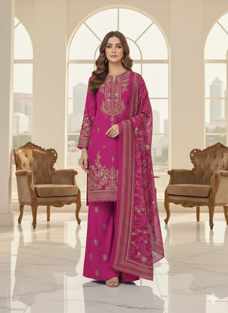 SMRF-24-Readymade luxury LAWN Suit-2026 - Image 5