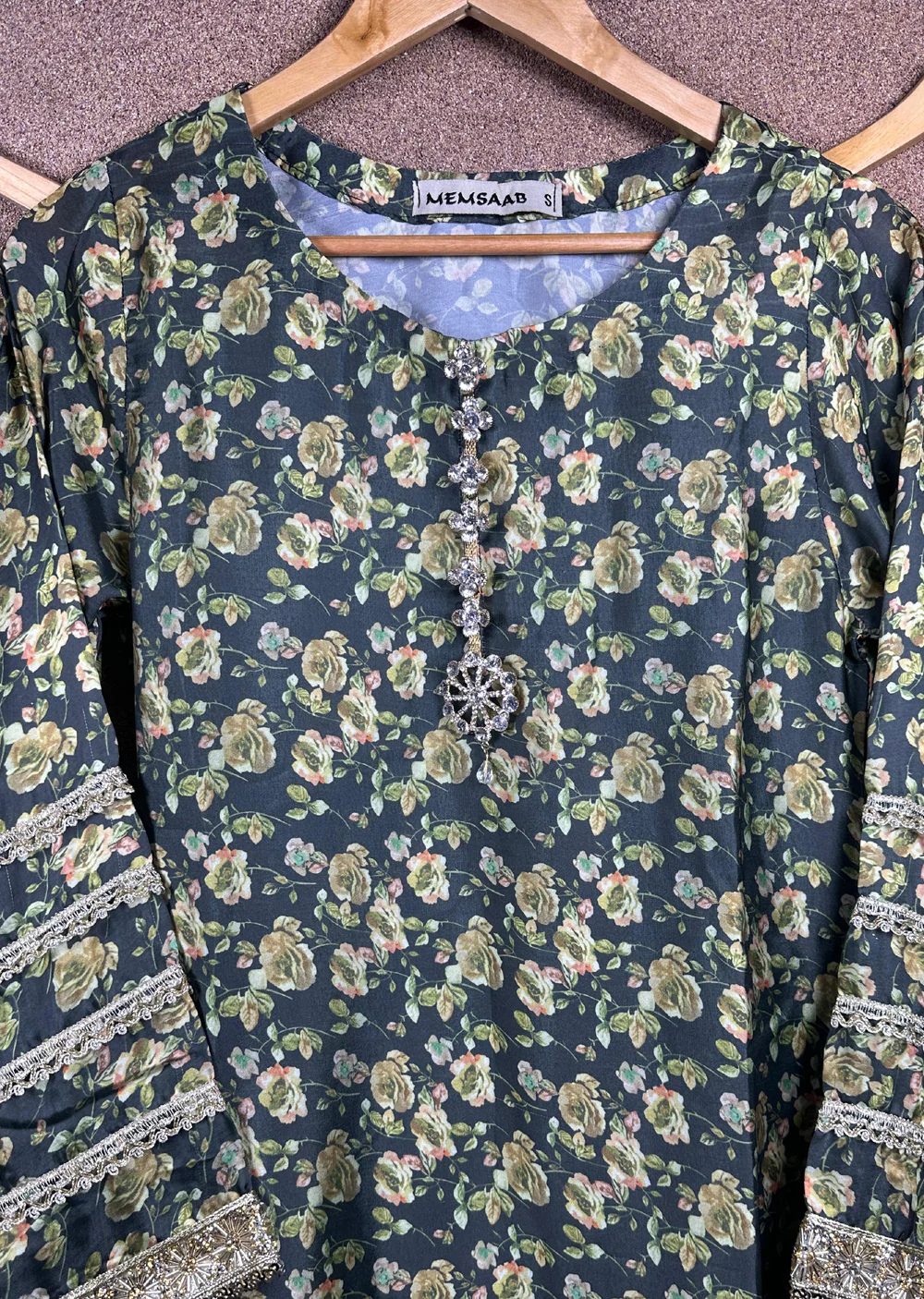SMRPT-02 - Green - Winter Silk Suit 2025 - Image 9