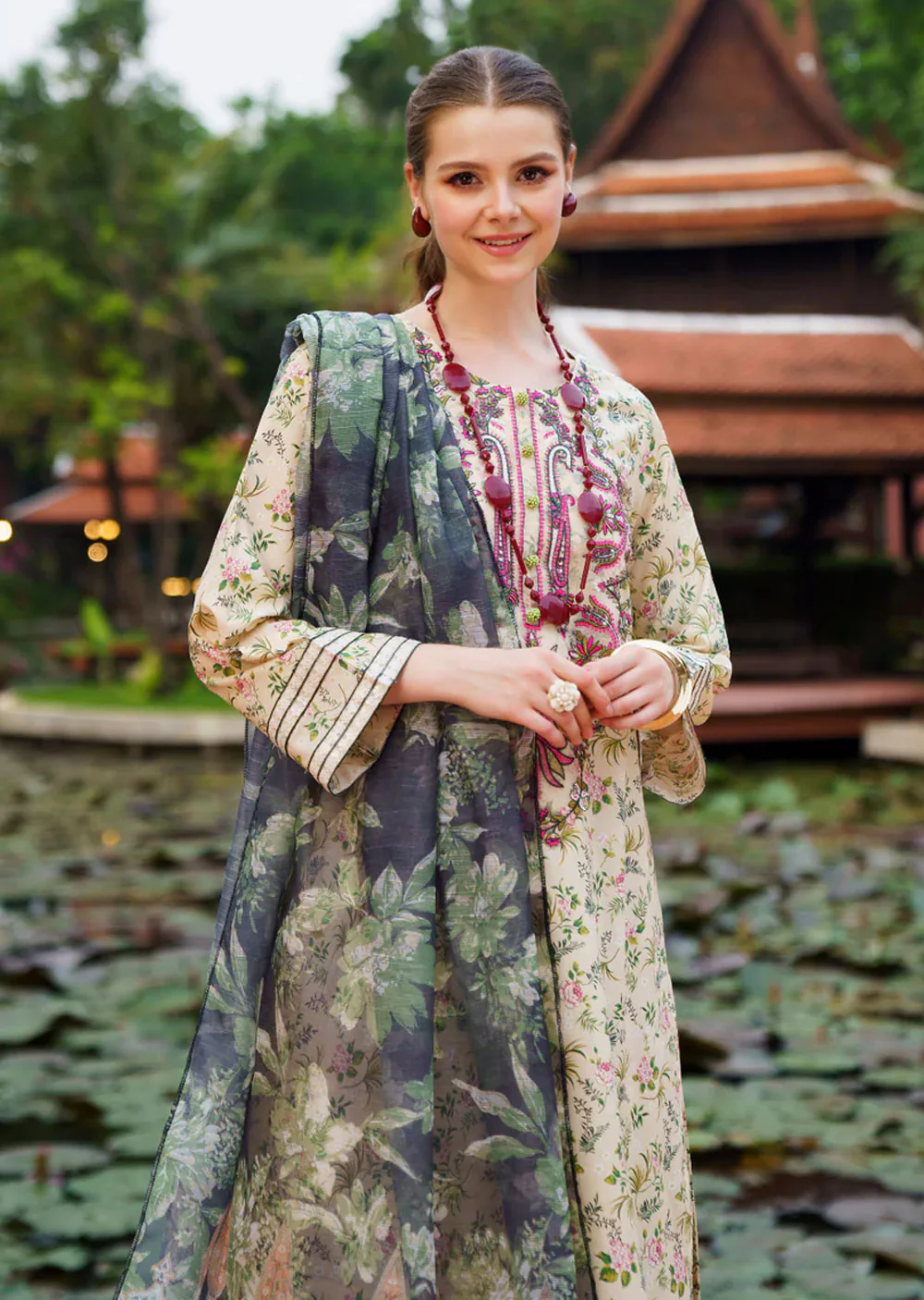 Sneha - Readymade 3 Piece Cotton Suit - Image 3