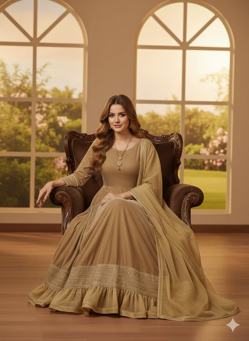 SPC-03-Readymade Chiffon Sehrish B Formals 2026 - Image 4