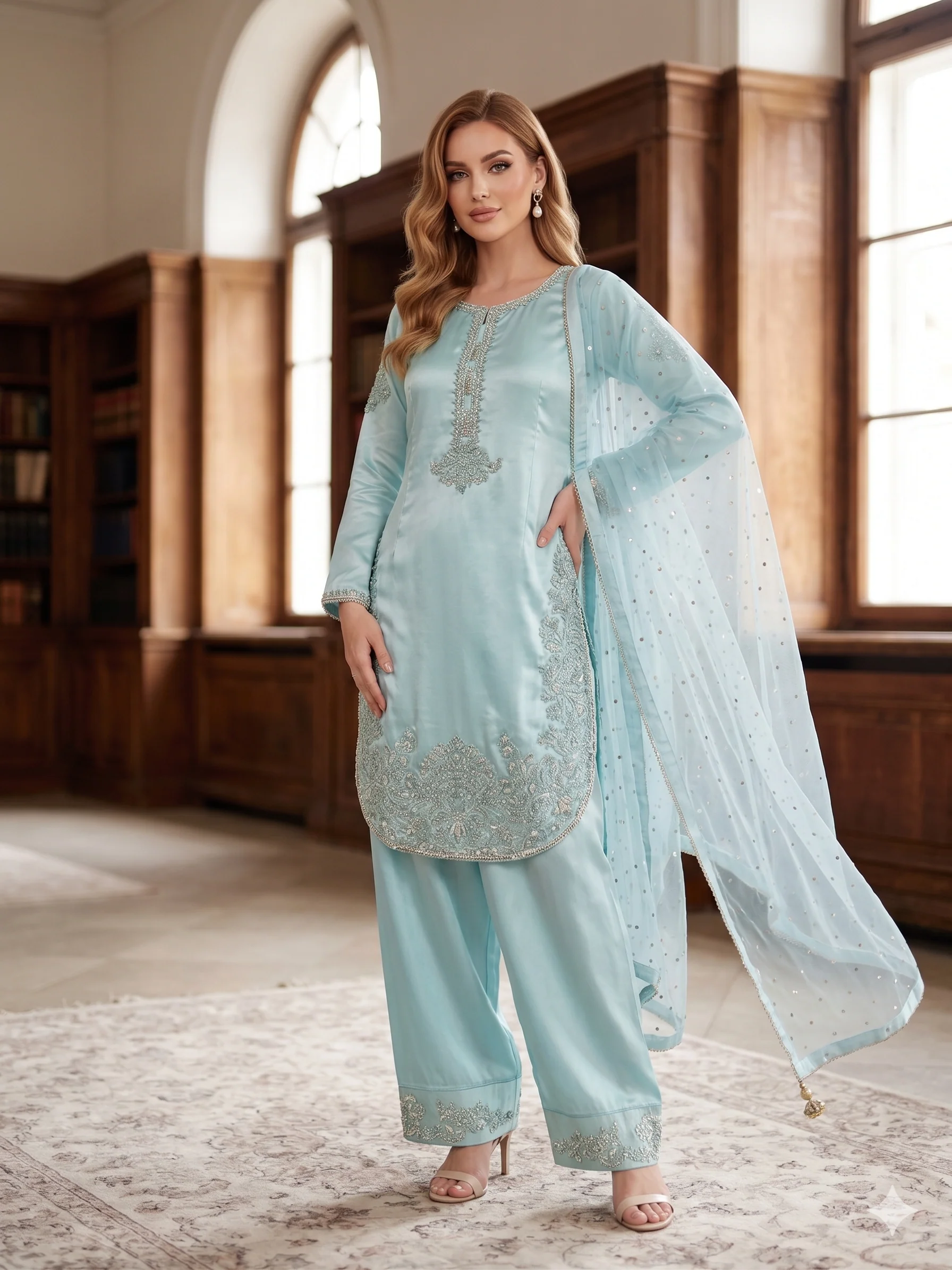 SPC-08- SALIHA - Readymade Sehrish B Pret Collection - Image 2