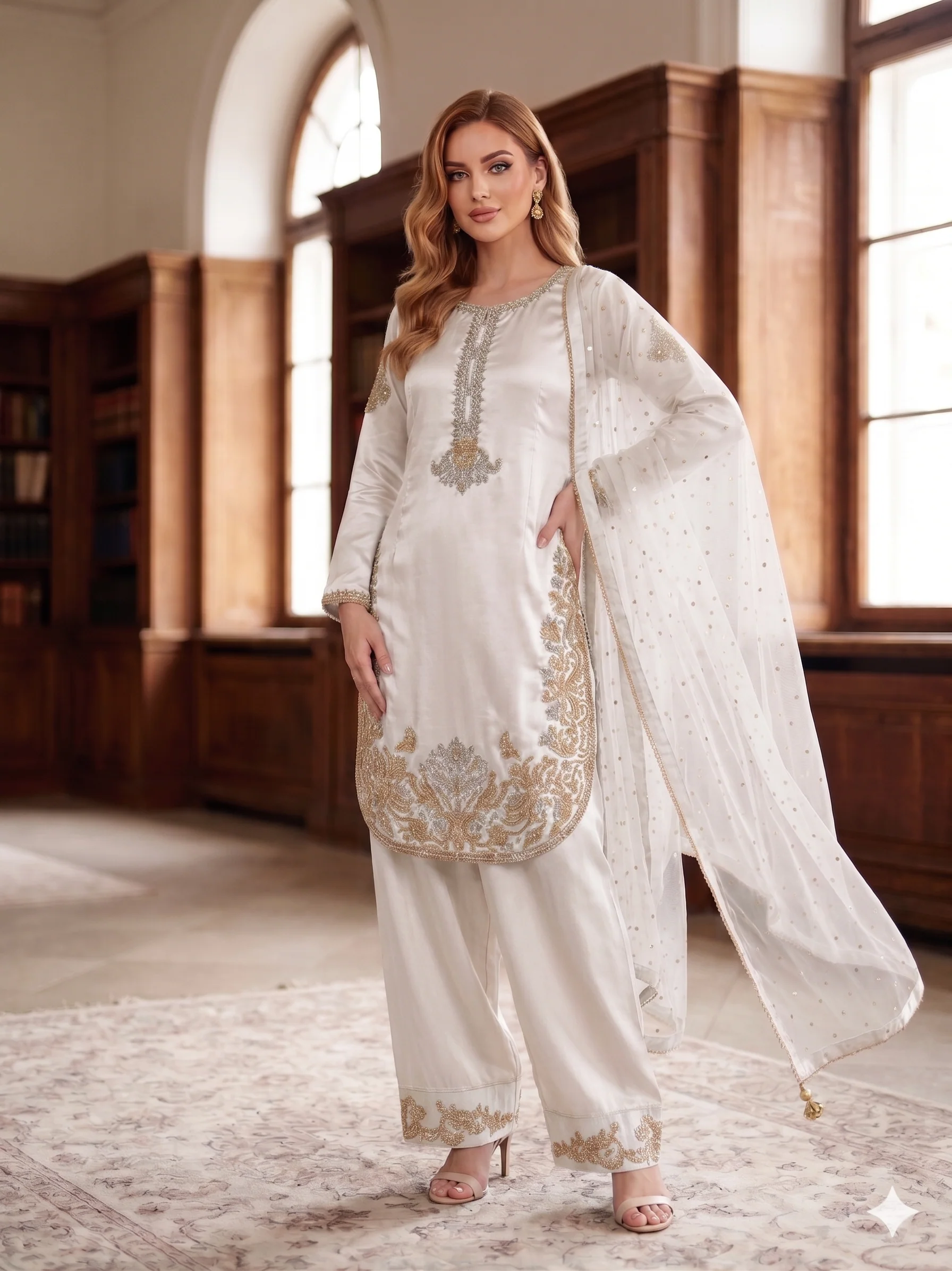 SPC-08- SALIHA - Readymade Sehrish B Pret Collection - Image 3