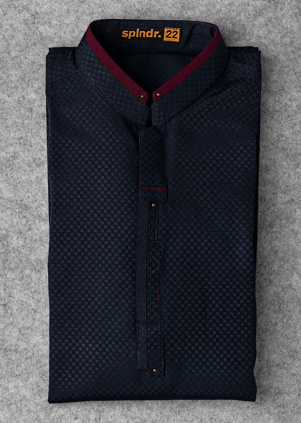 SPL1006 Readymade Blue Boys Kurta Pajama - Image 2