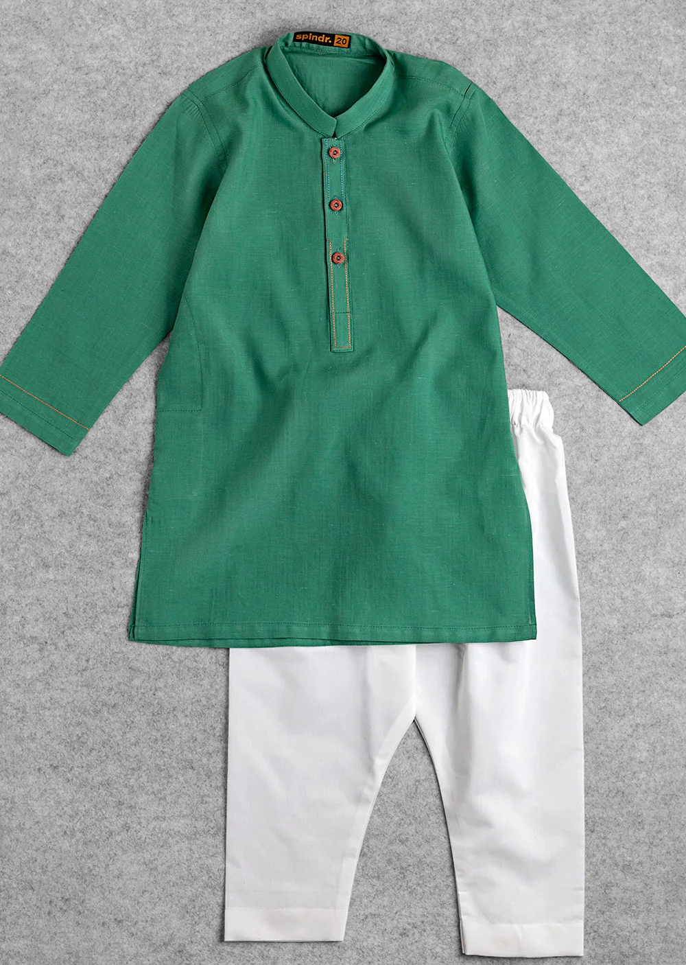 SPL1007 Readymade Green Boys Kurta Pajama