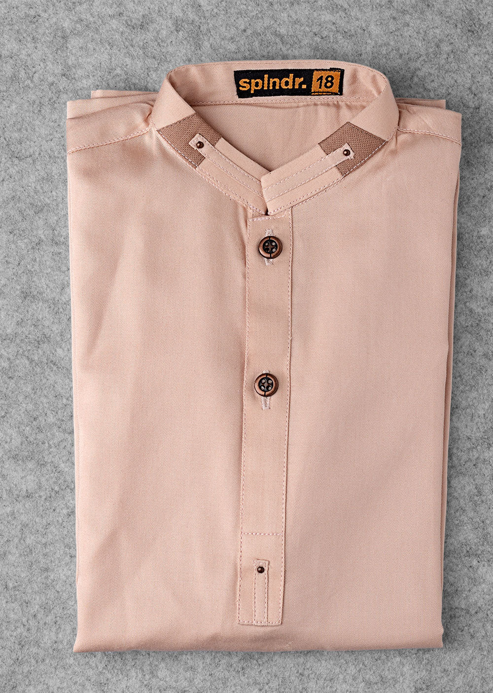 SPL1009 Readymade Peach Boys Kurta Pajama - Image 2