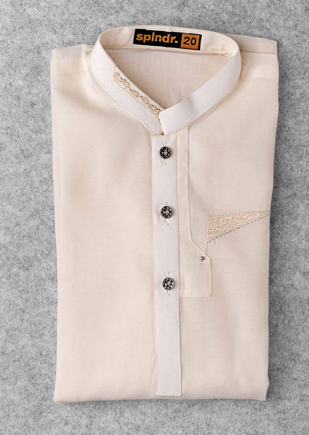 SPL1010 Readymade Off White Boys Kurta Pajama - Image 2