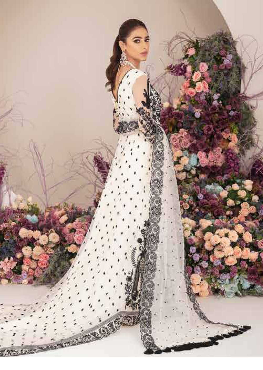 SR-1067 - Moon Flower  - Readymade - Fluer Collection by Imrozia 2022 - Image 3