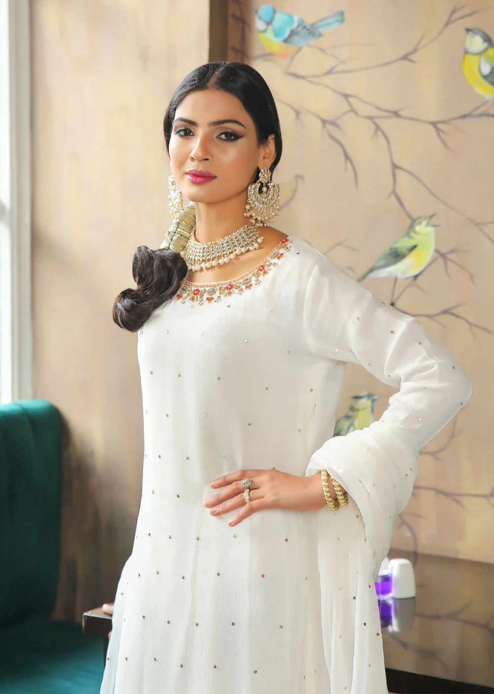 SRB103 - ANGEL White Sehrish.B Designer Mummy n Me - Image 3