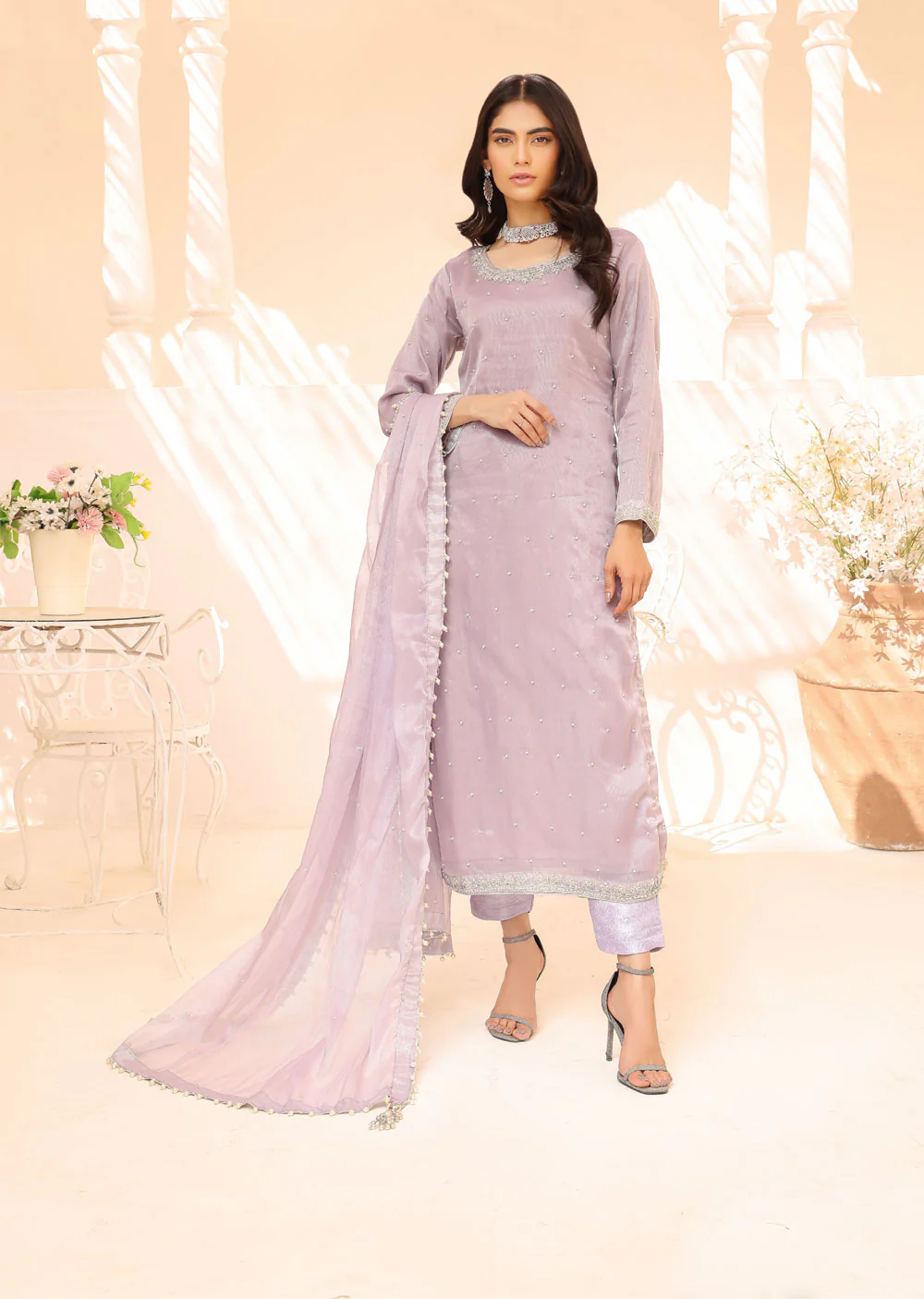 SRB111 - Meerab - Lilac Sehrish.B Designer