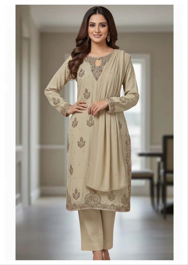 SRB114 - Readymade - Sehrish B Designer Suit - Image 3