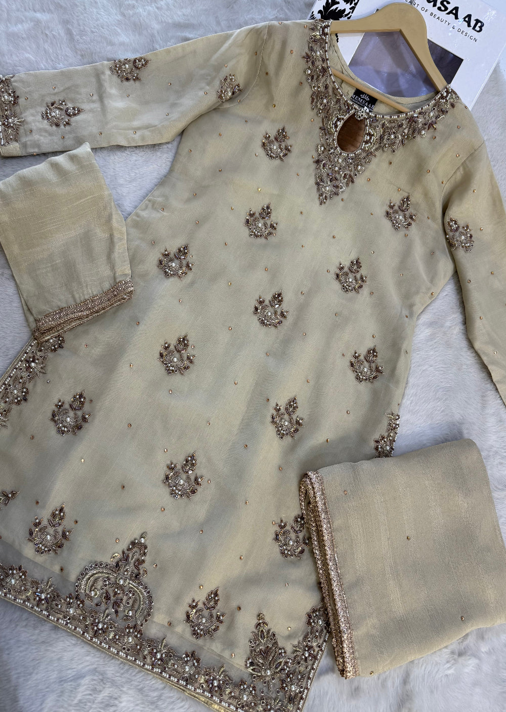 SRB114 - Readymade - Sehrish B Designer Suit - Image 5