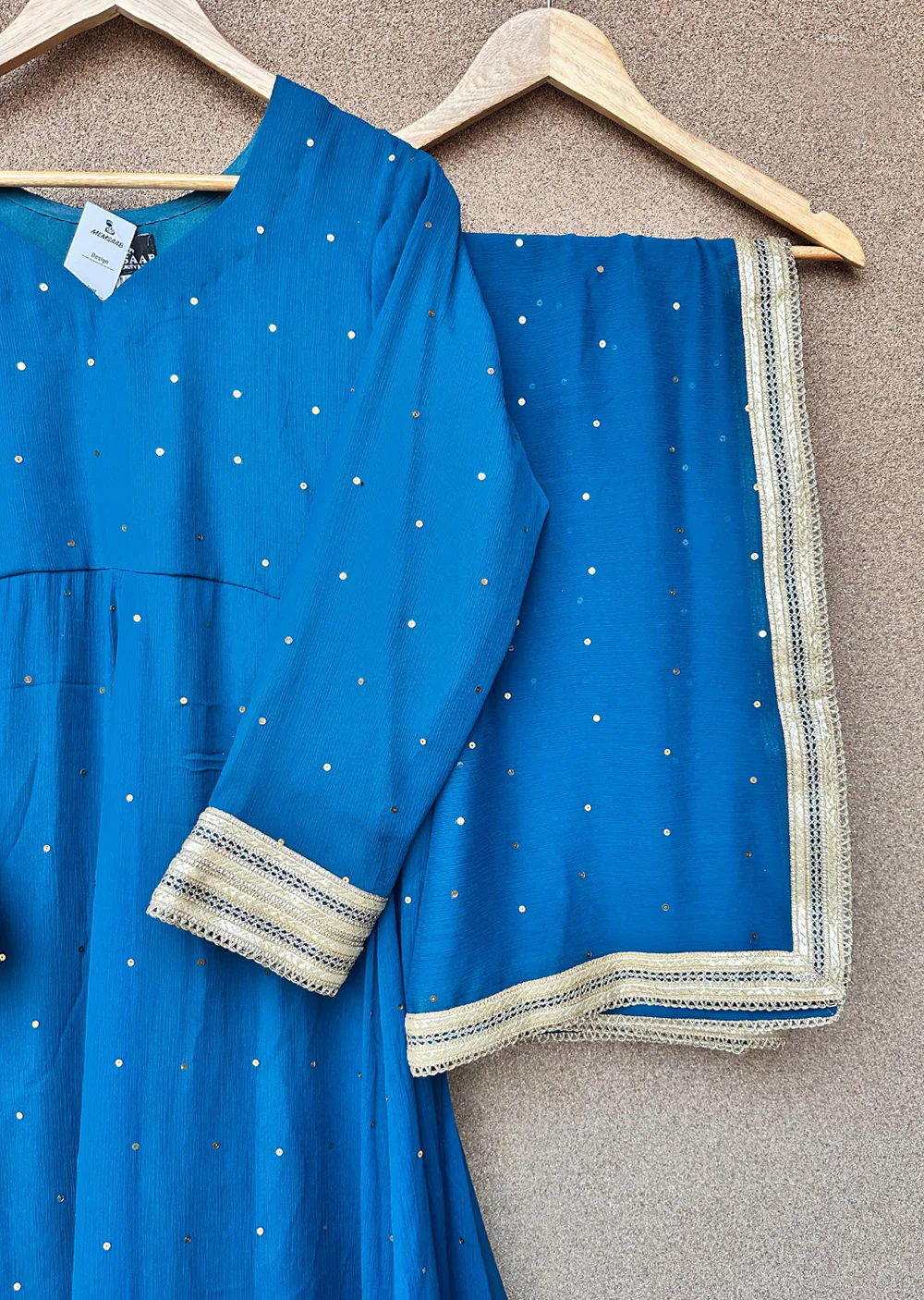 SRB1301 - Nayaab - Teal - Sehrish.B Designer - Image 13