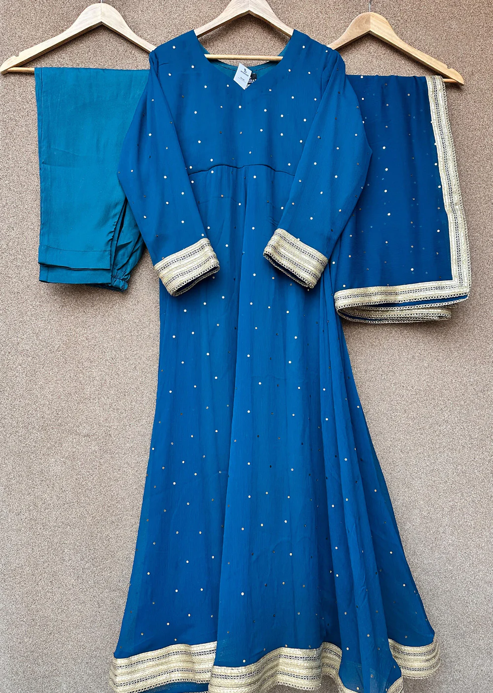 SRB1301 - Nayaab - Teal - Sehrish.B Designer - Image 15