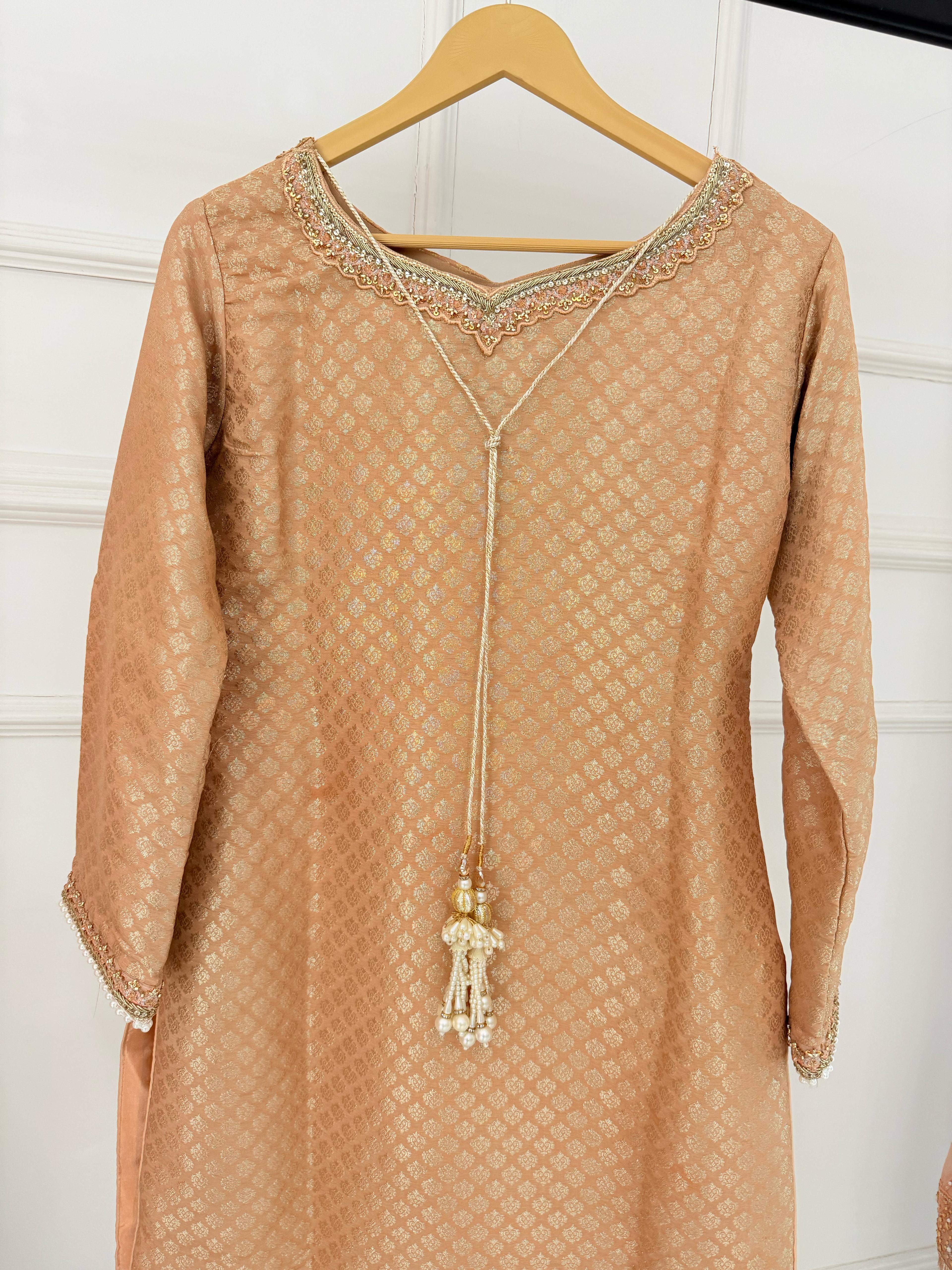 SRB1321 - Peach - Sehrish.B Designer - Image 6
