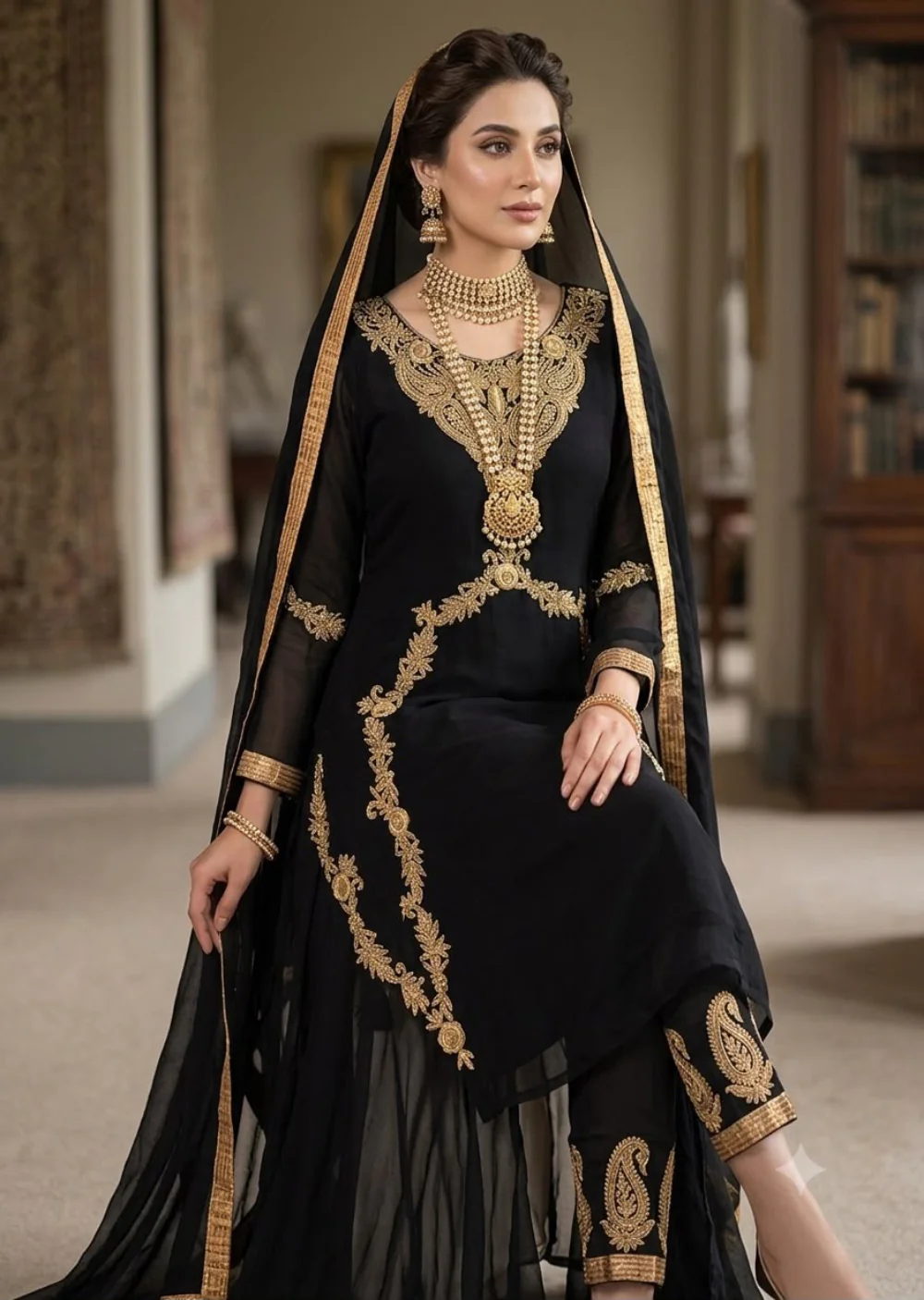 SRB131 BLACK Sehrish.B Designer