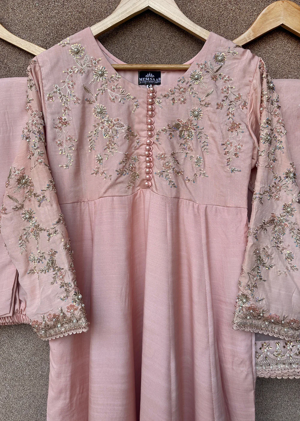 SRB1318 - Pink - Readymade - Sehrish.B Designer - Image 6
