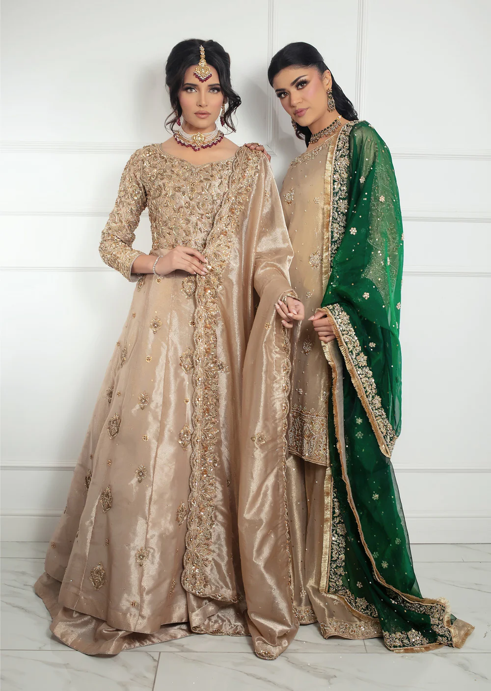 SRB1219 Fozia - Green - Readymade - Sehrish.B Designer - Image 2