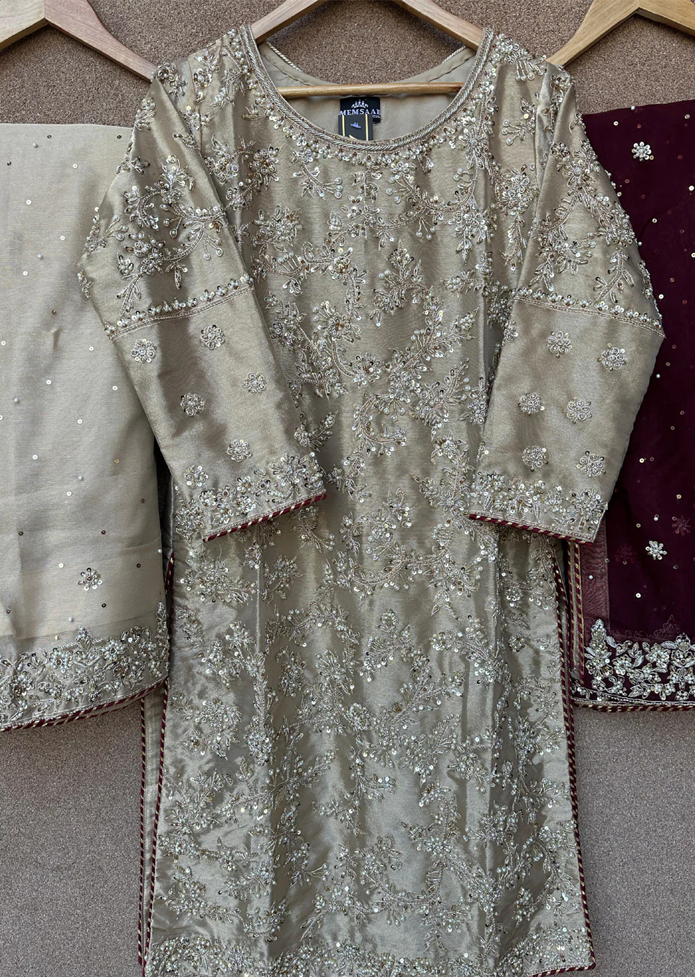 SRB1322 -Gold - Sehrish.B Designer - Image 3