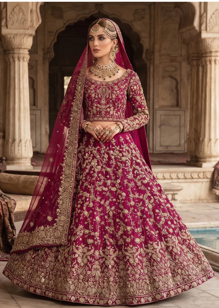 SRB2901 - Kiswa Bridal Farshi Lengha