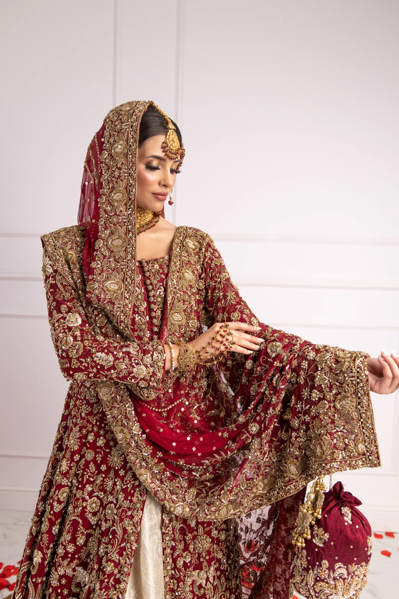 SRB2422 Muntaha - Bridal Farshi Lengha - Image 11