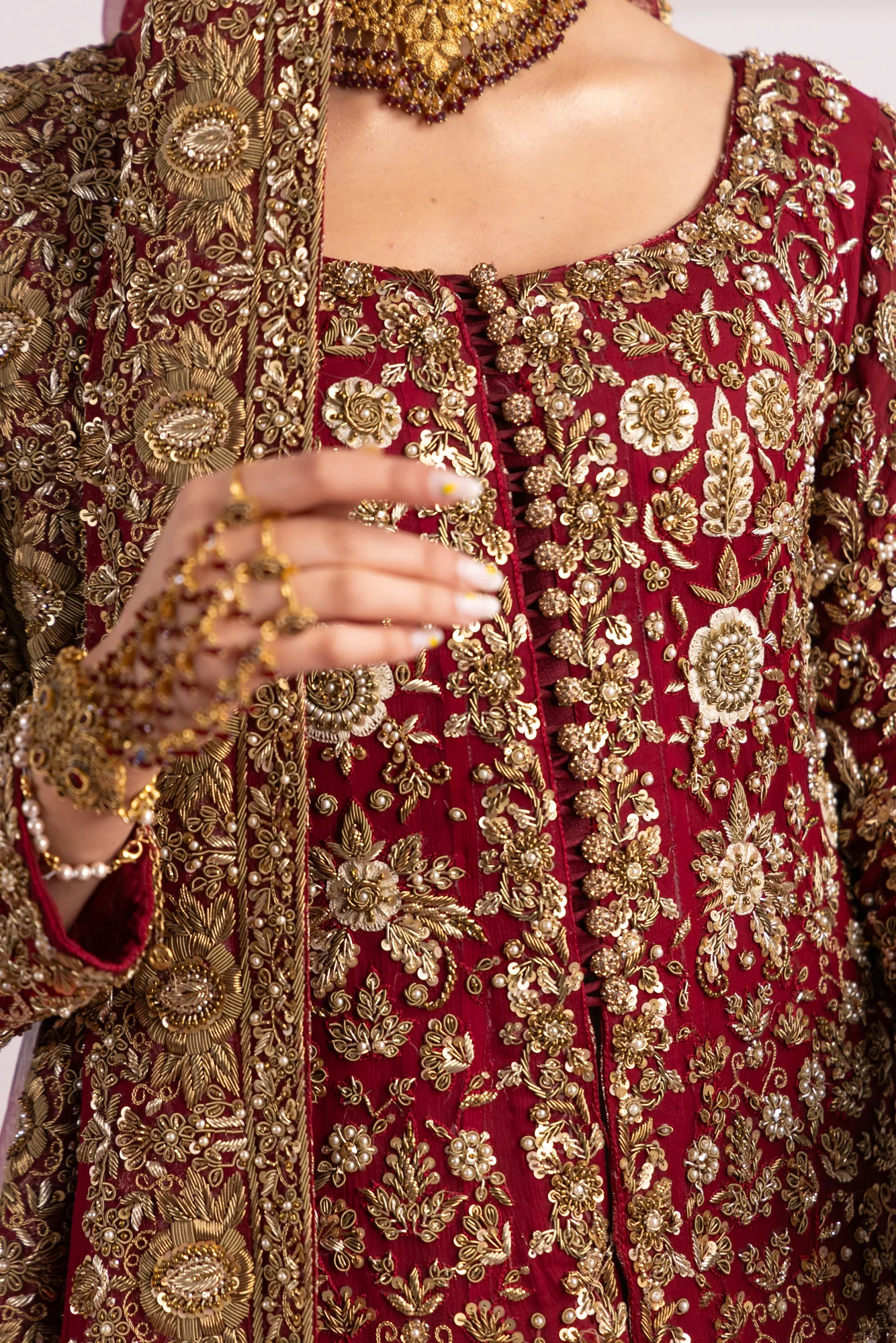 SRB2422 Muntaha - Bridal Farshi Lengha - Image 4