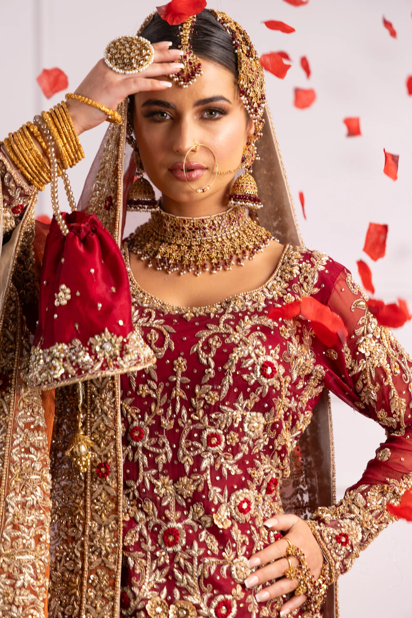 SRB2423 Raameen - Bridal Lengha - Image 3