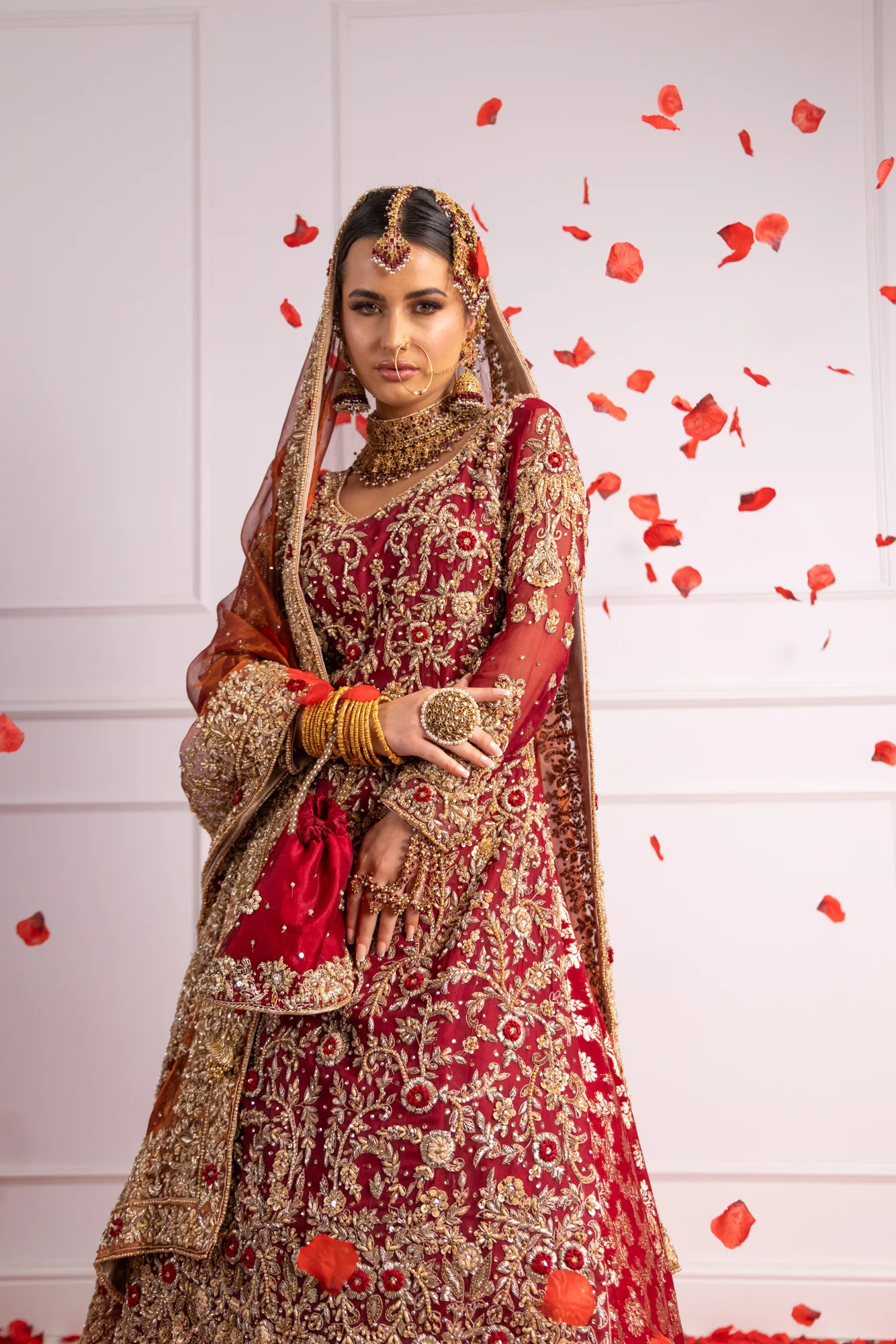 SRB2423 Raameen - Bridal Lengha - Image 4
