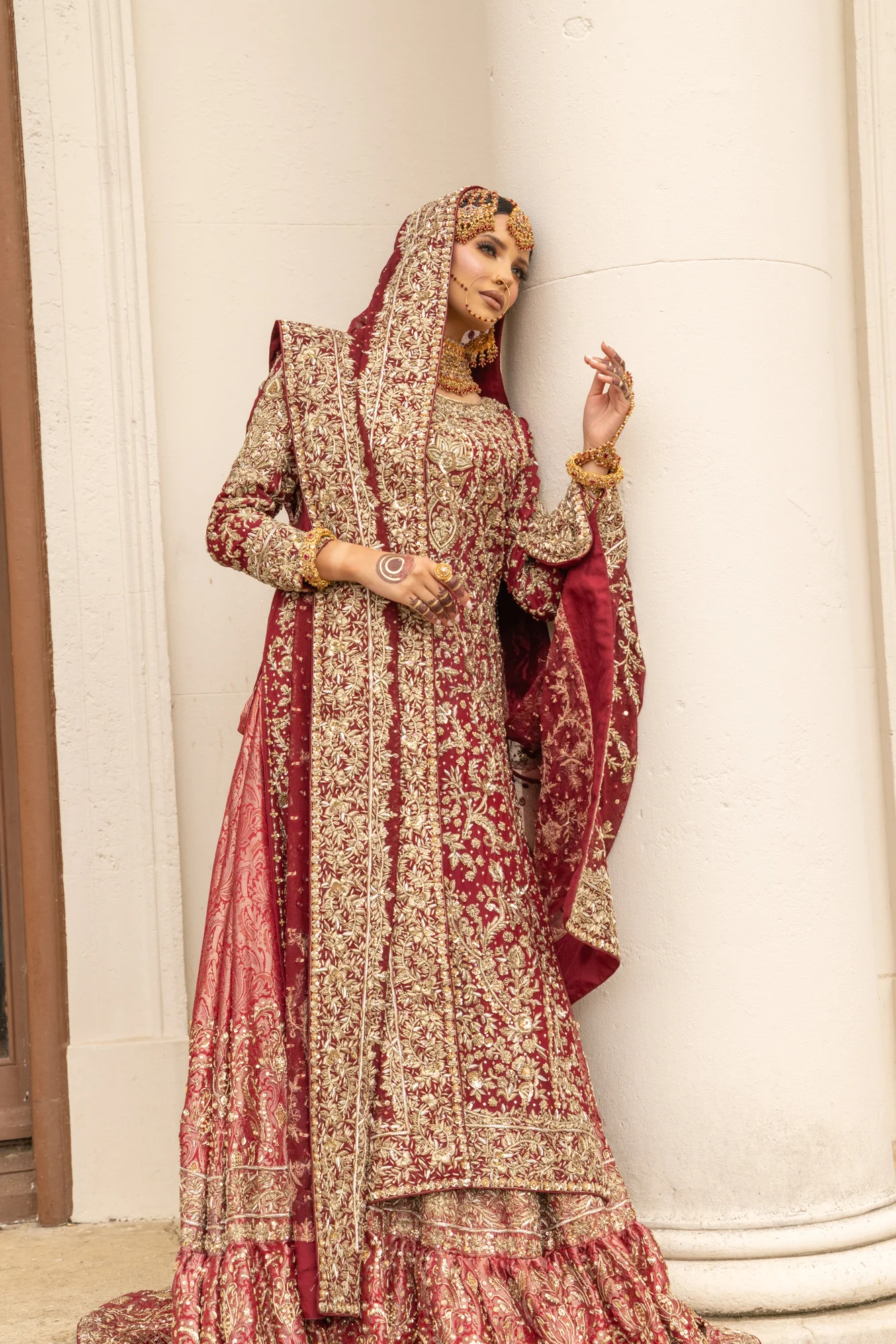 SRB2501 - Aashna Bridal Farshi Lengha - Image 8