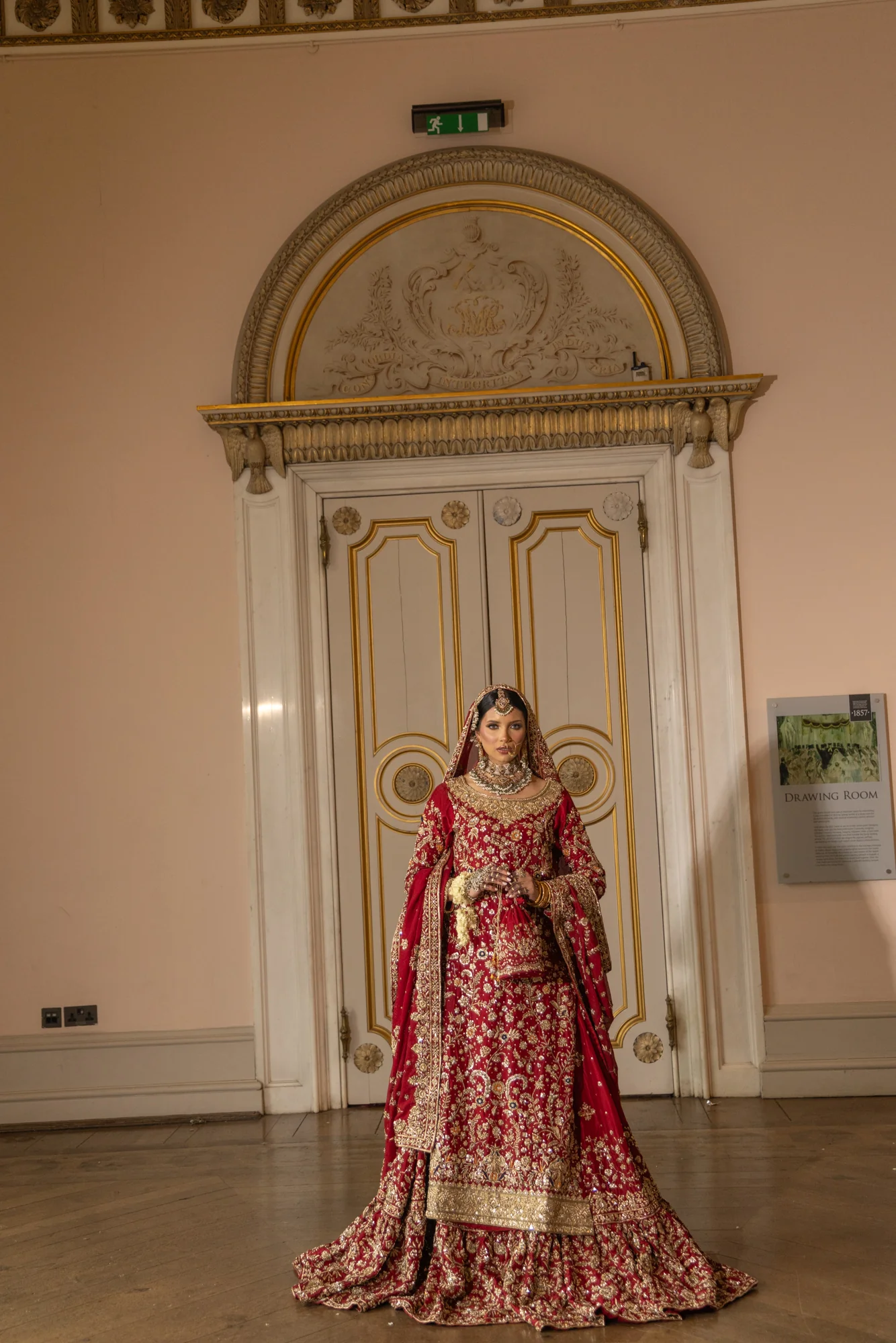 SRB2505 - Hina Bridal Farshi Lengha - Image 4