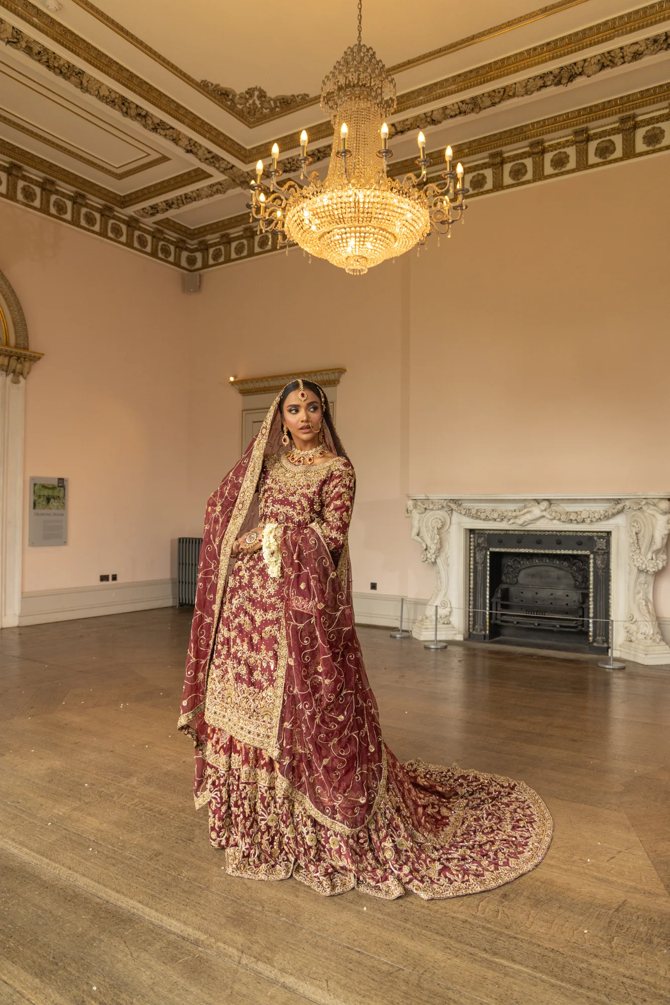 SRB2506 - Kiran Bridal Farshi Lengha - Image 2