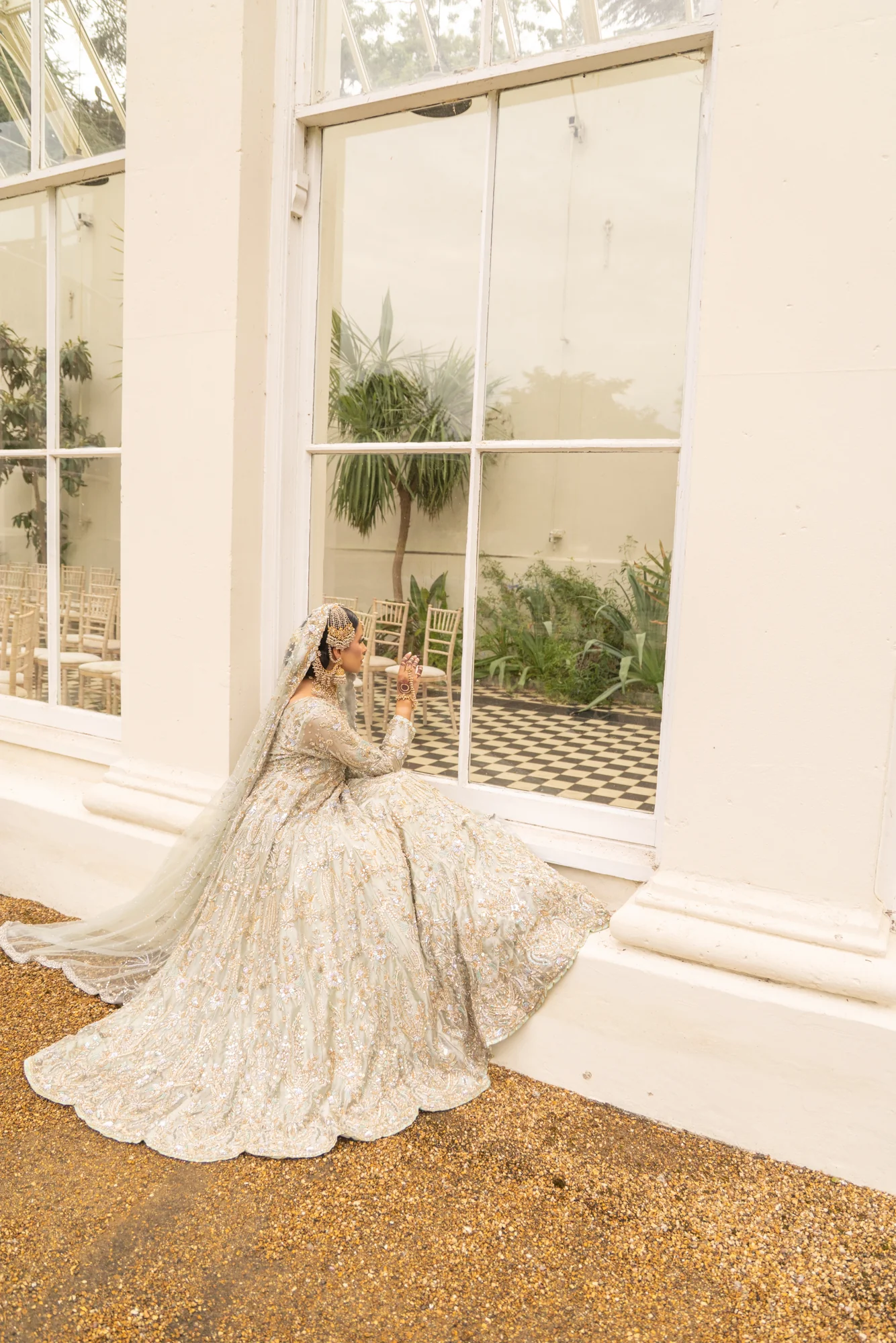 SRB2508 - Kinara Bridal long Dress - Image 6