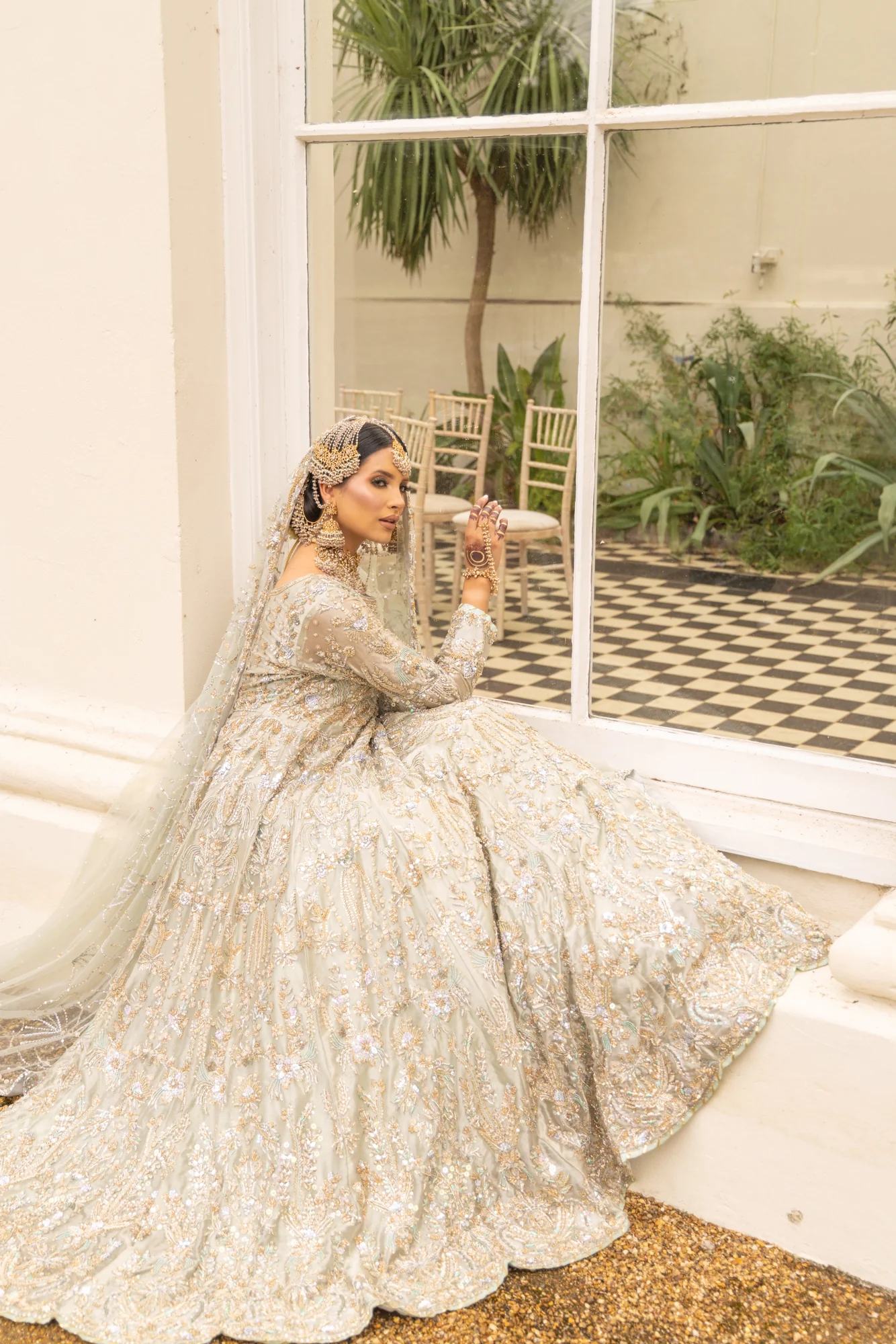 SRB2508 - Kinara Bridal long Dress - Image 7